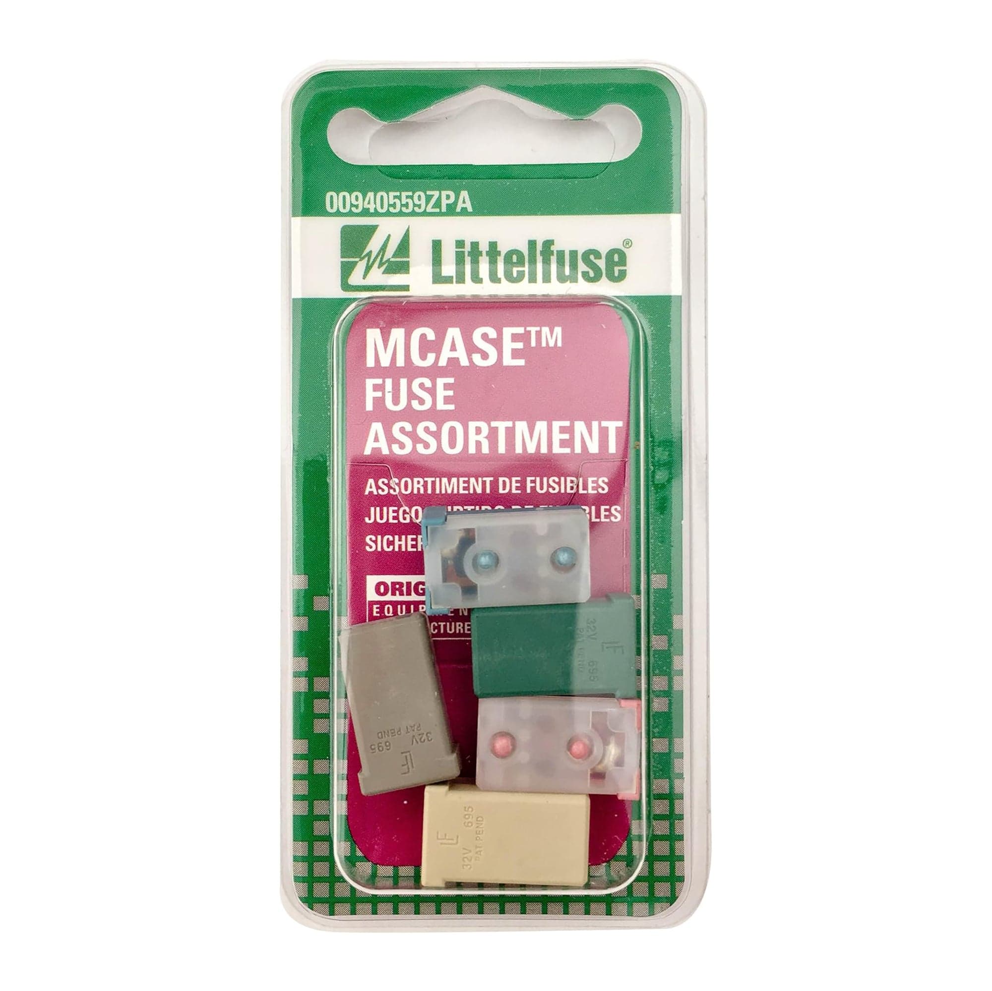 MCASE 32V Fuse Assortment 5 Pack Littelfuse 00940559ZPA