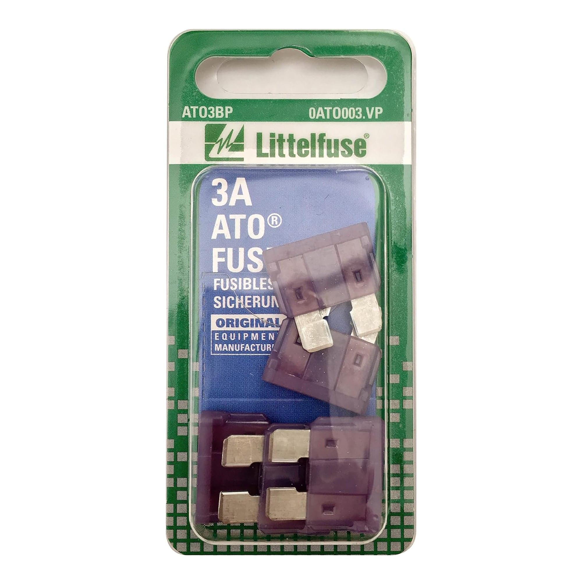 ATO Fuse 32V 3A 5 Pack Littelfuse 0ATO003.VP