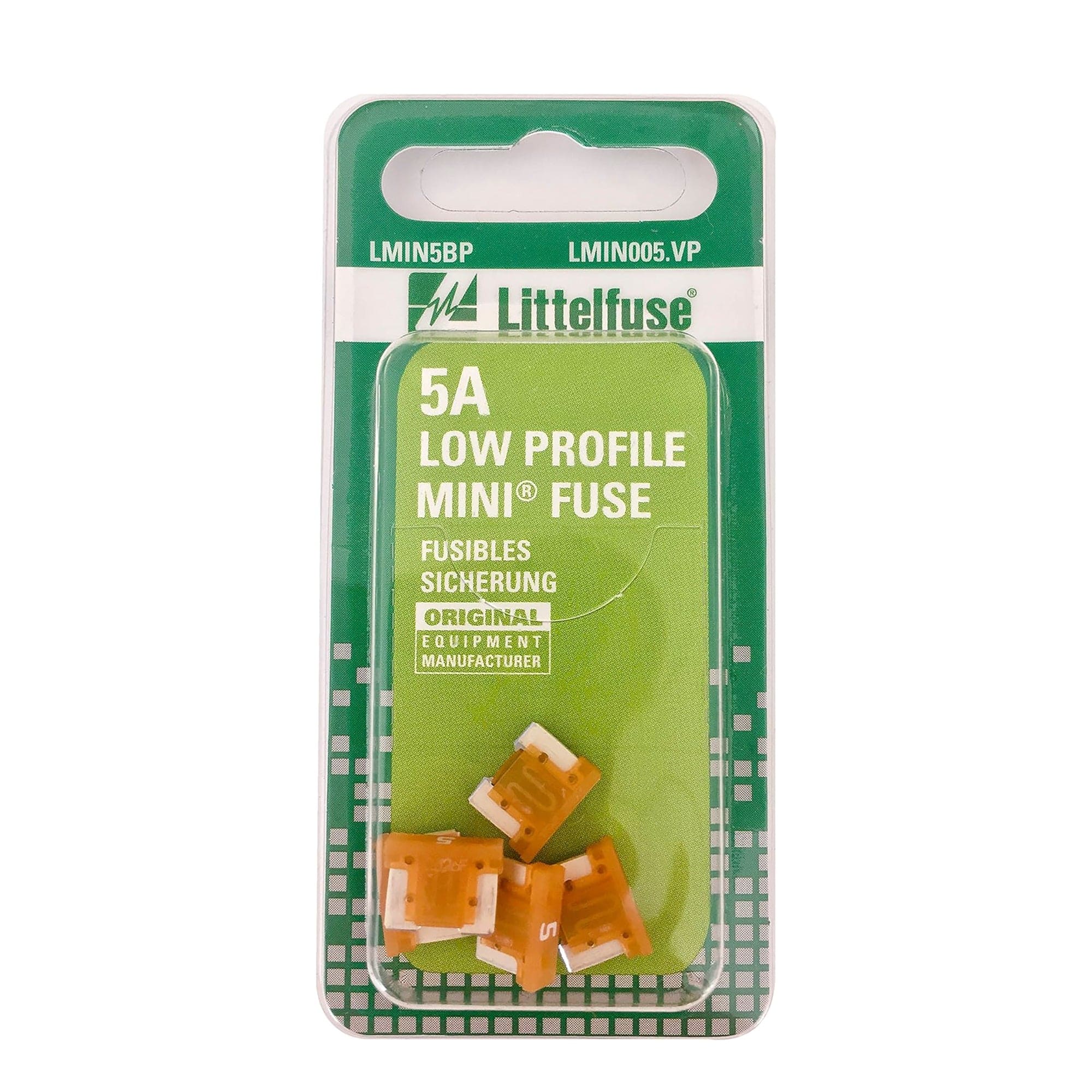 Low Profile MINI 58VDC 5A Fuse LMIN005.VP Littelfuse