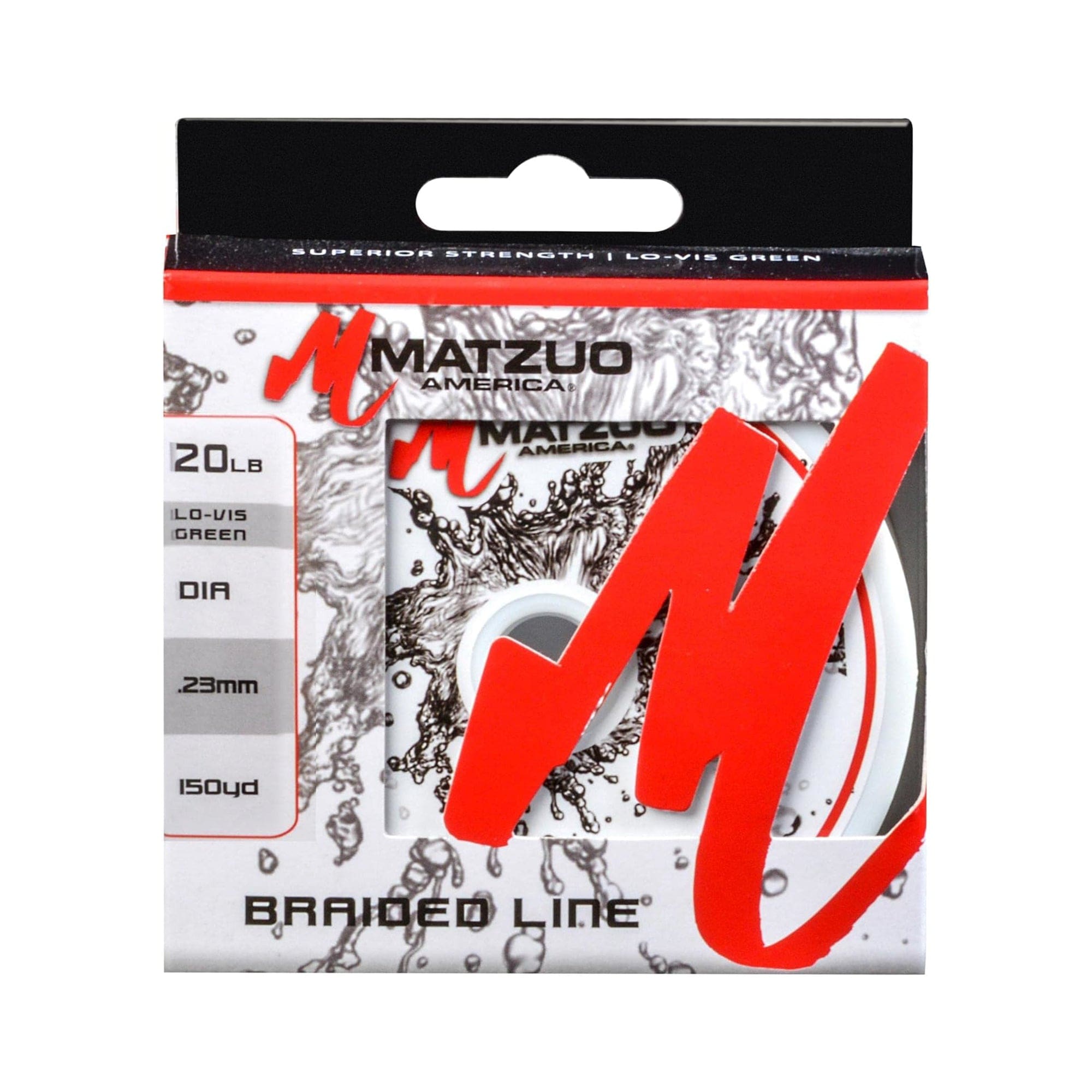 Matzuo Braided Fishing Line 20 Lb - MZ-BL-20 Matzuo Braided Fishing Line 20 Lb - MZ-BL-20