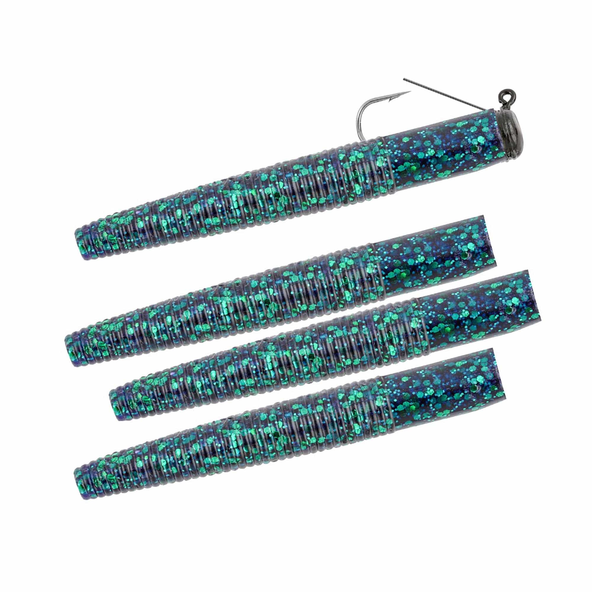 Matzuo MZMFW116-BB 1/16 Weedless Ned Rig Black and Blue - 4 Pack