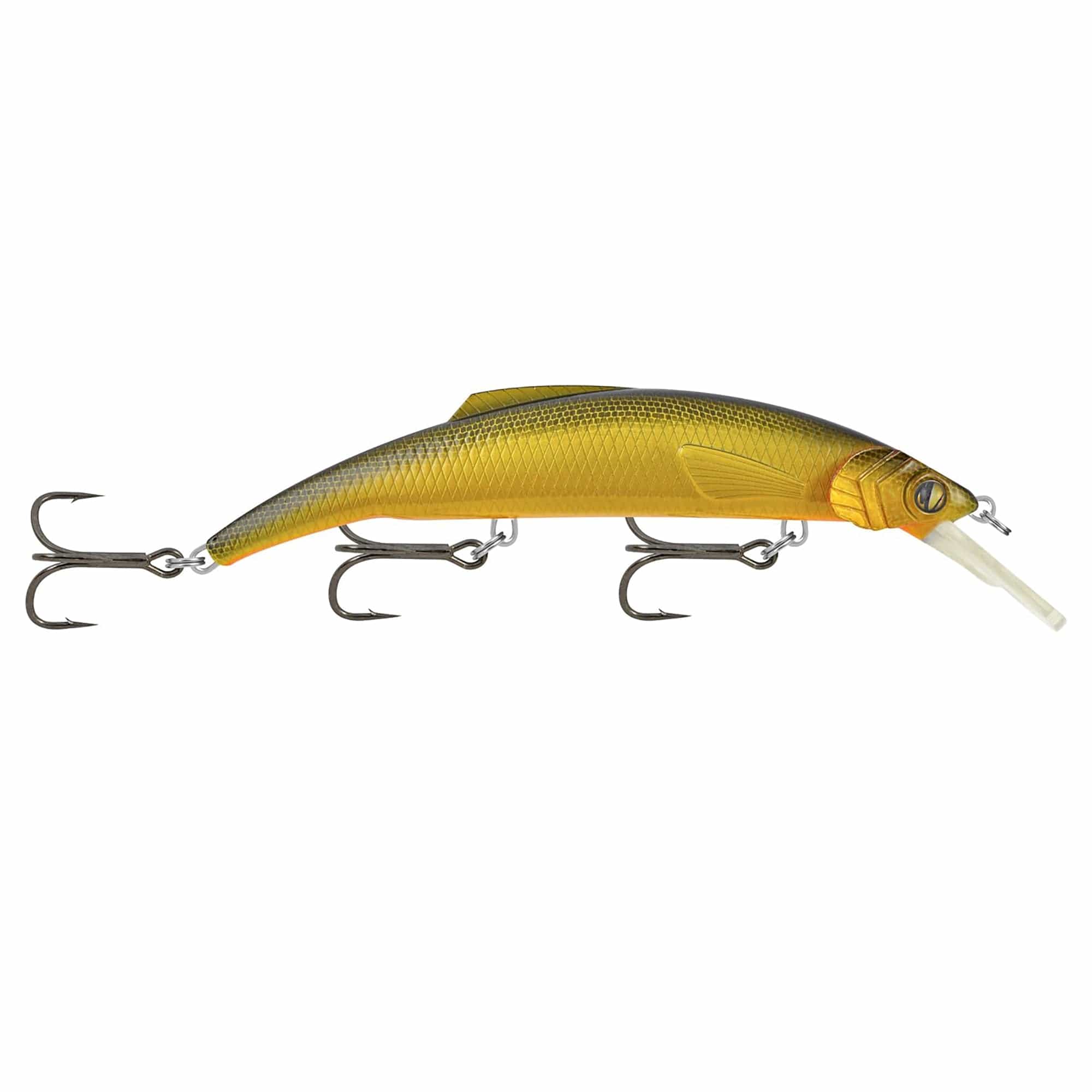 Kinchou 14" Brown Sucker Minnow Pike - Matzuo SMCS14-BRSK