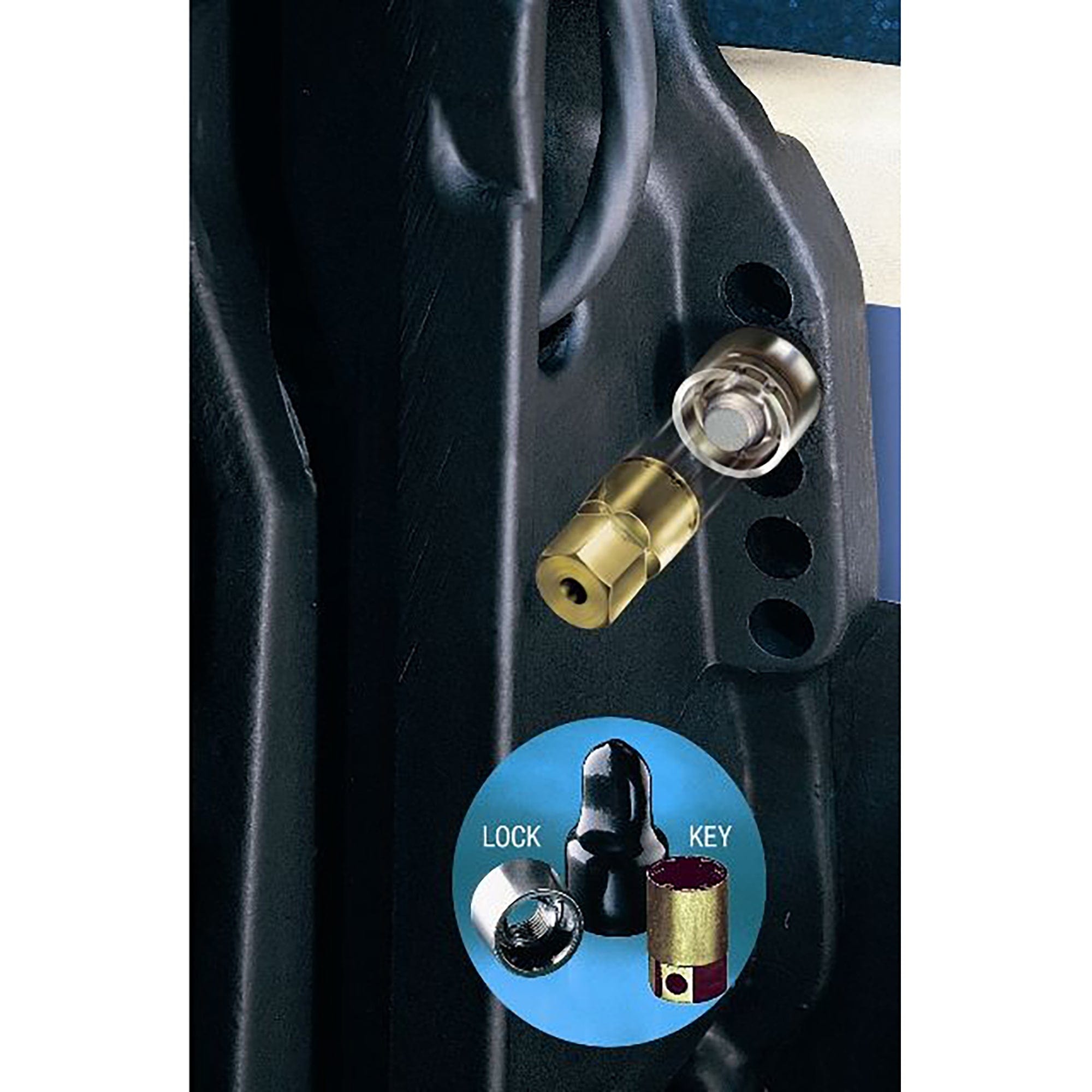 McGard 74054 Marine Single Outboard Motor Lock Set (M12x1.75 Thread Size) - Suzuki/Nissan/Tohatsu - Set of 1 McGard 74054