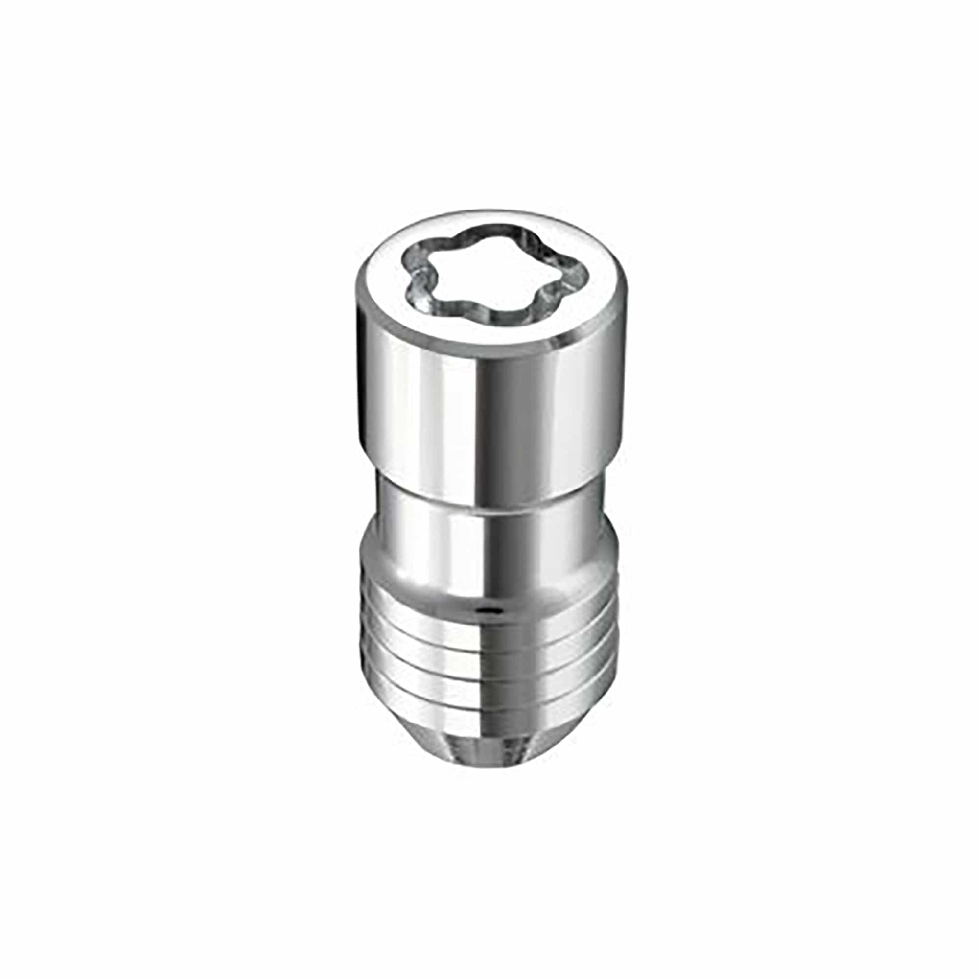 Wheel Lock Set M12x1.75 Nut Cone Seat, Dual 19mm & 21mm Hex, 1.815"Oal-chrome McGard 24160