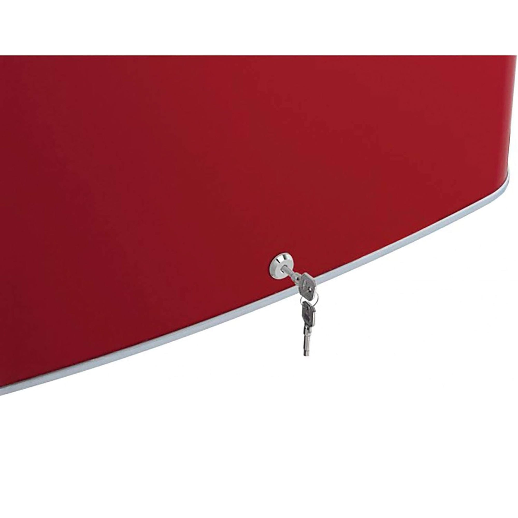 Danby 4.4 CF 1-Door All Refrigerator, Auto-Defrost, Door Lock, Energy Star, Black Interior, Black Cabinet with Red Metallic Door - DAR044A6LDB