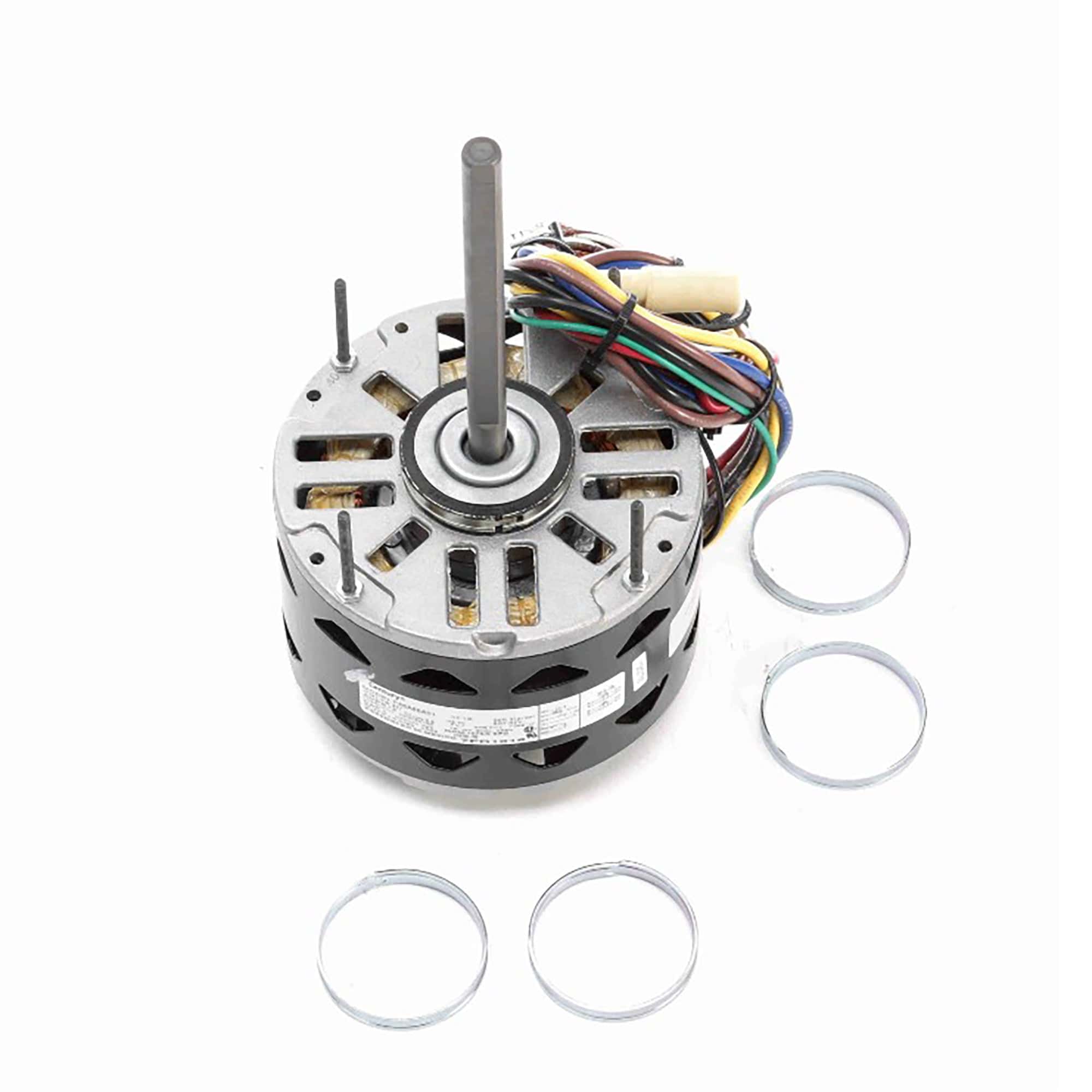 Century Fan / Blower Motor, 1/6 HP, 1 Ph, 277 V, 1075 RPM, 3 Speed, 48 Frame 7FD1016