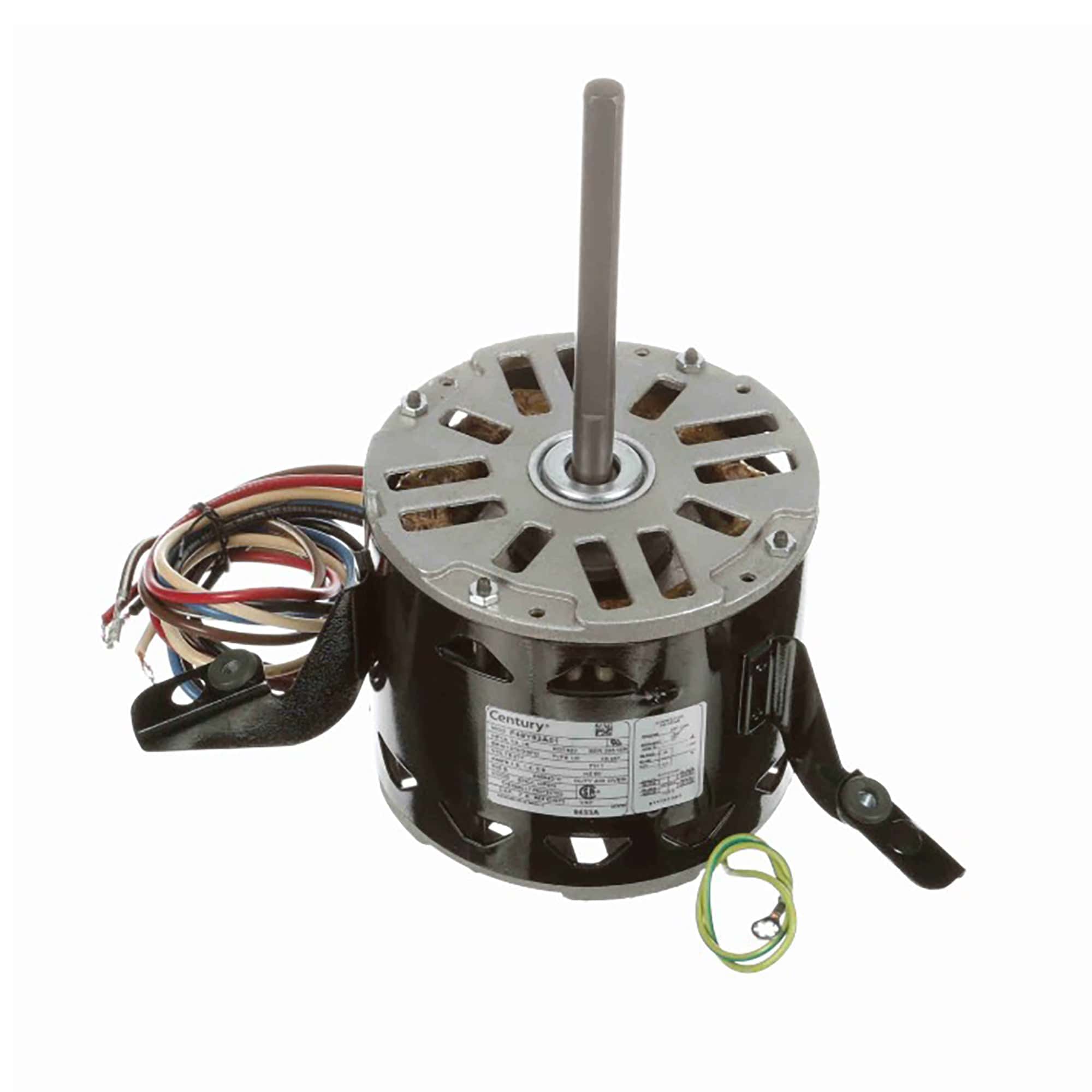 Century 9433A 3/4 Hp, 1800 Rpm, 56 FR, 115/208-230 Vac, 1 PH, Dripproof, Resilient Base, General Purpose, Auto Overload