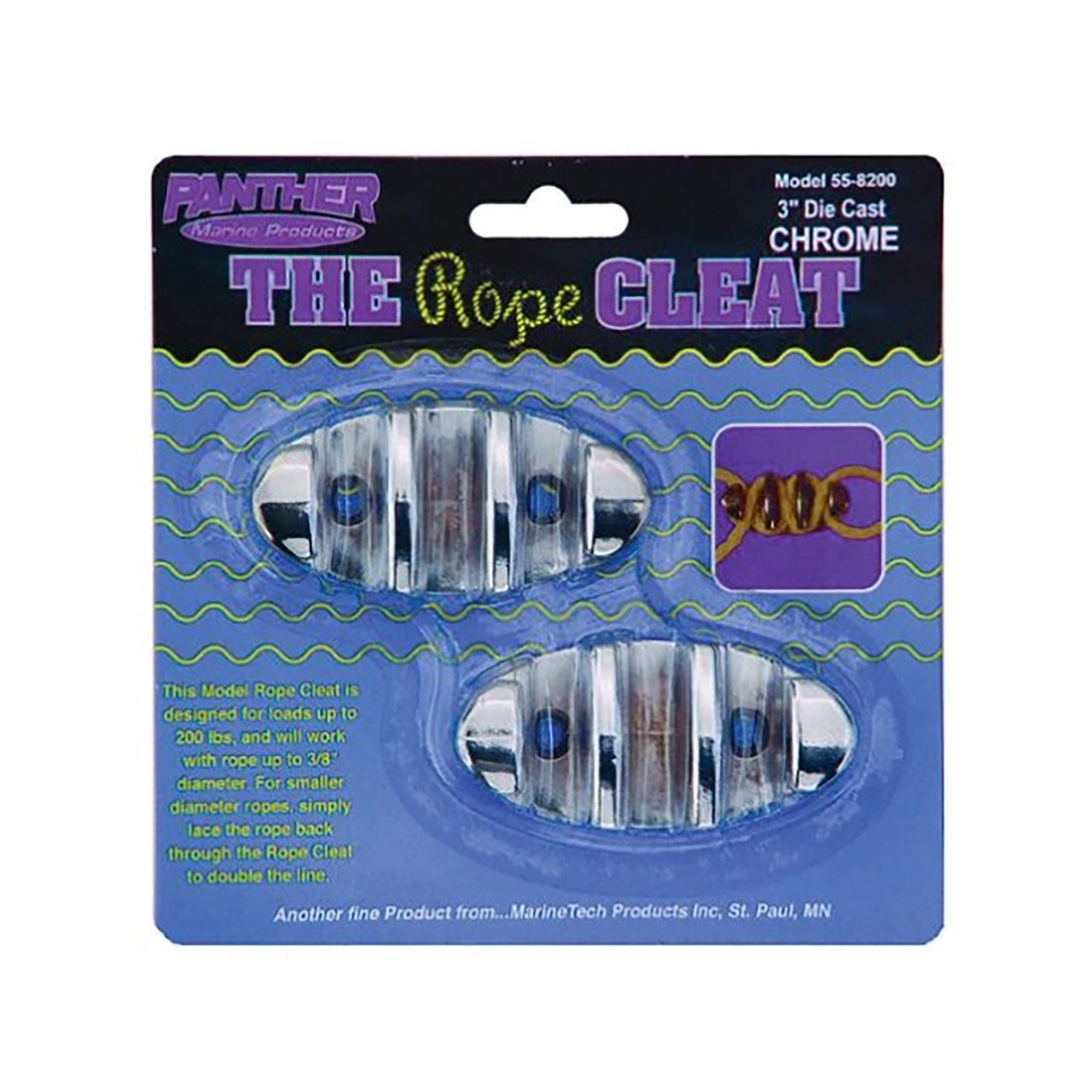 Gripper No Tie Cleat Chrome Plated 3" 1 Panther Products 558200
