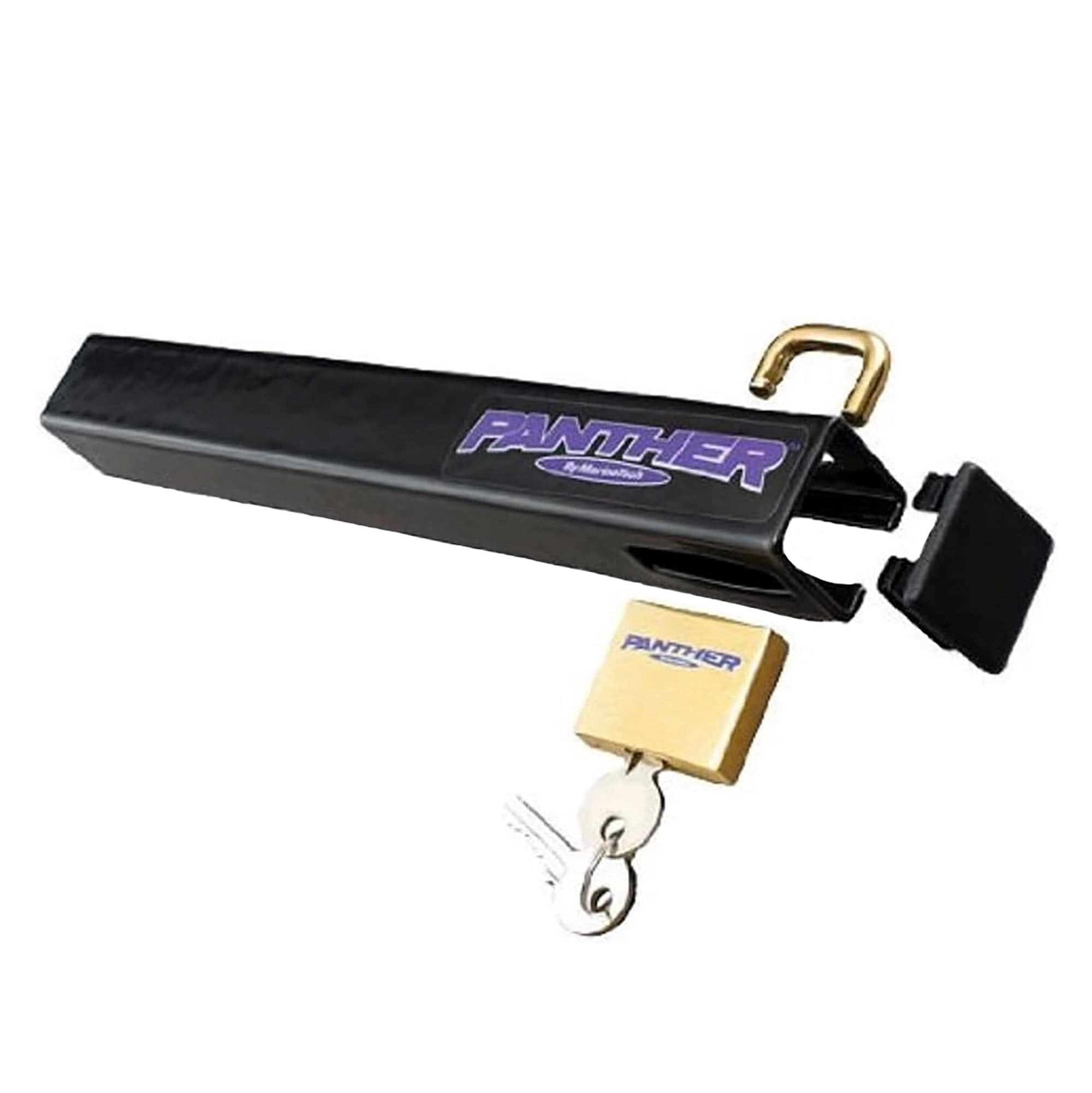 Panther 758000 Panther Outboard Motor Lock, Black