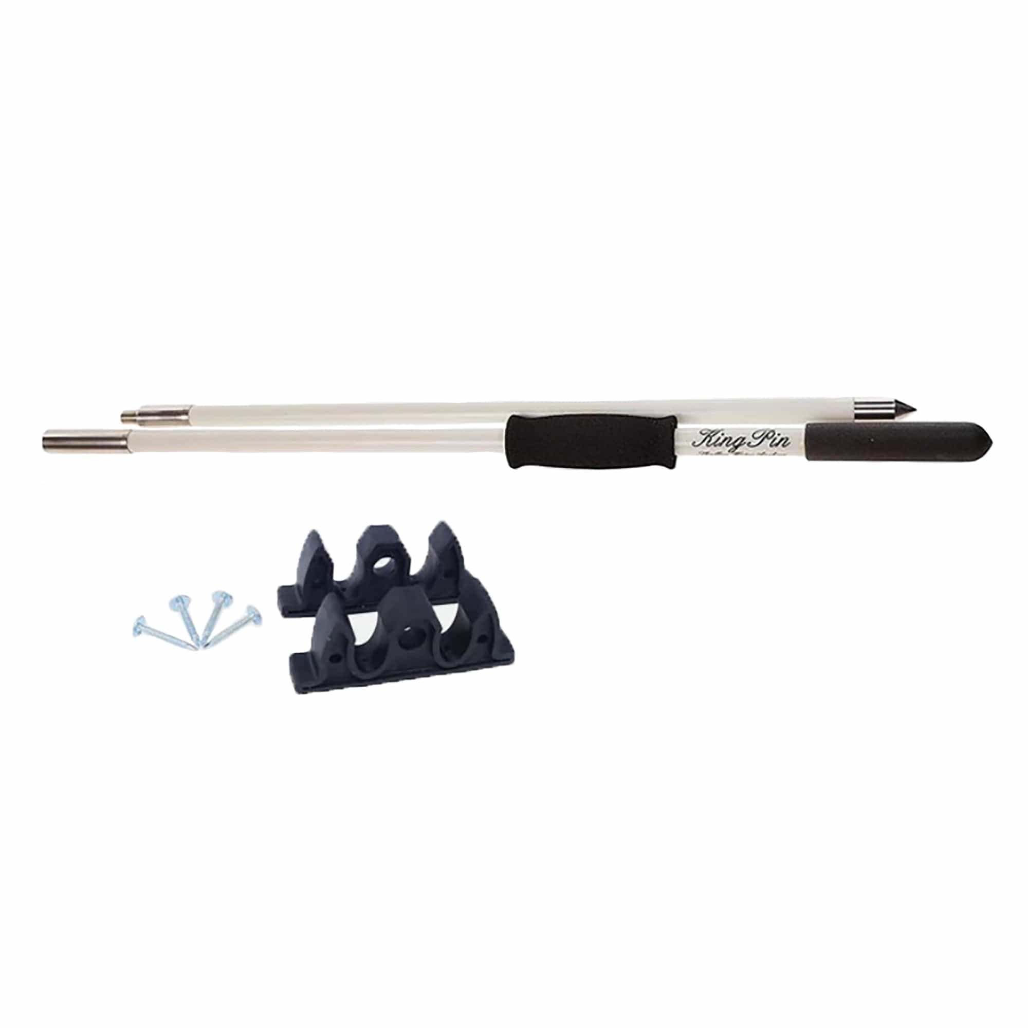 Panther 8 Ft Anchor Pole, White (2 Piece) - KPP802W