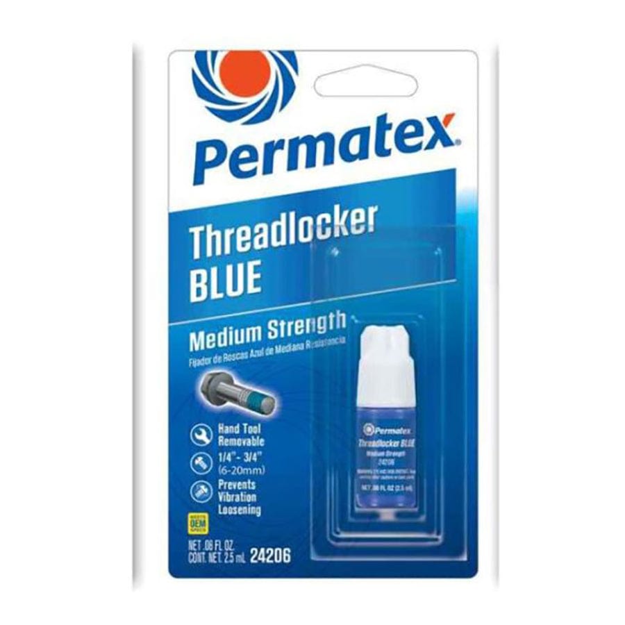 Permatex 24206 Threadlocker Medium Strength, Blue - 2.5 ML