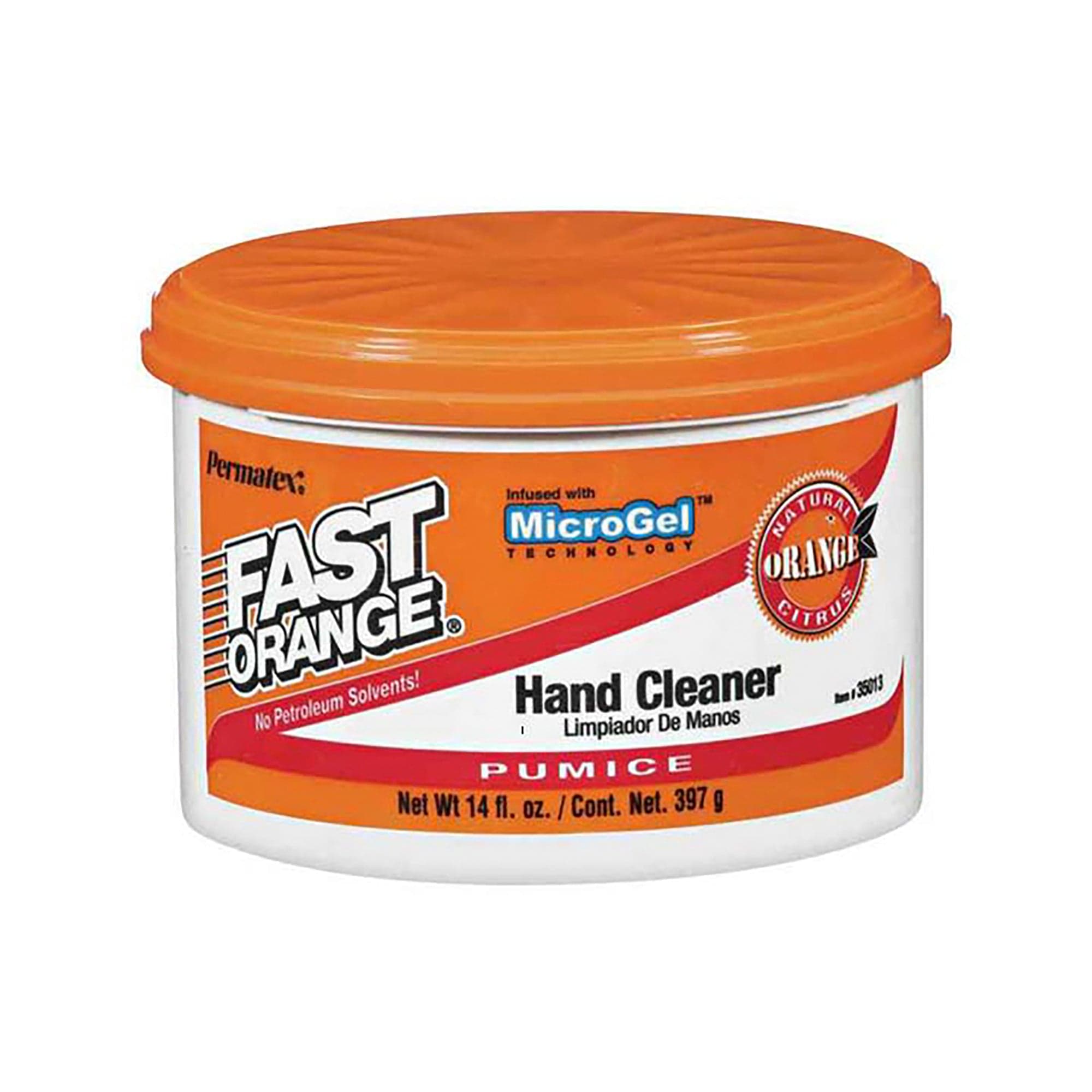 Fast Orange Cream Hand Cleaner (Pumice) 14 Oz. Tub Permatex 35013