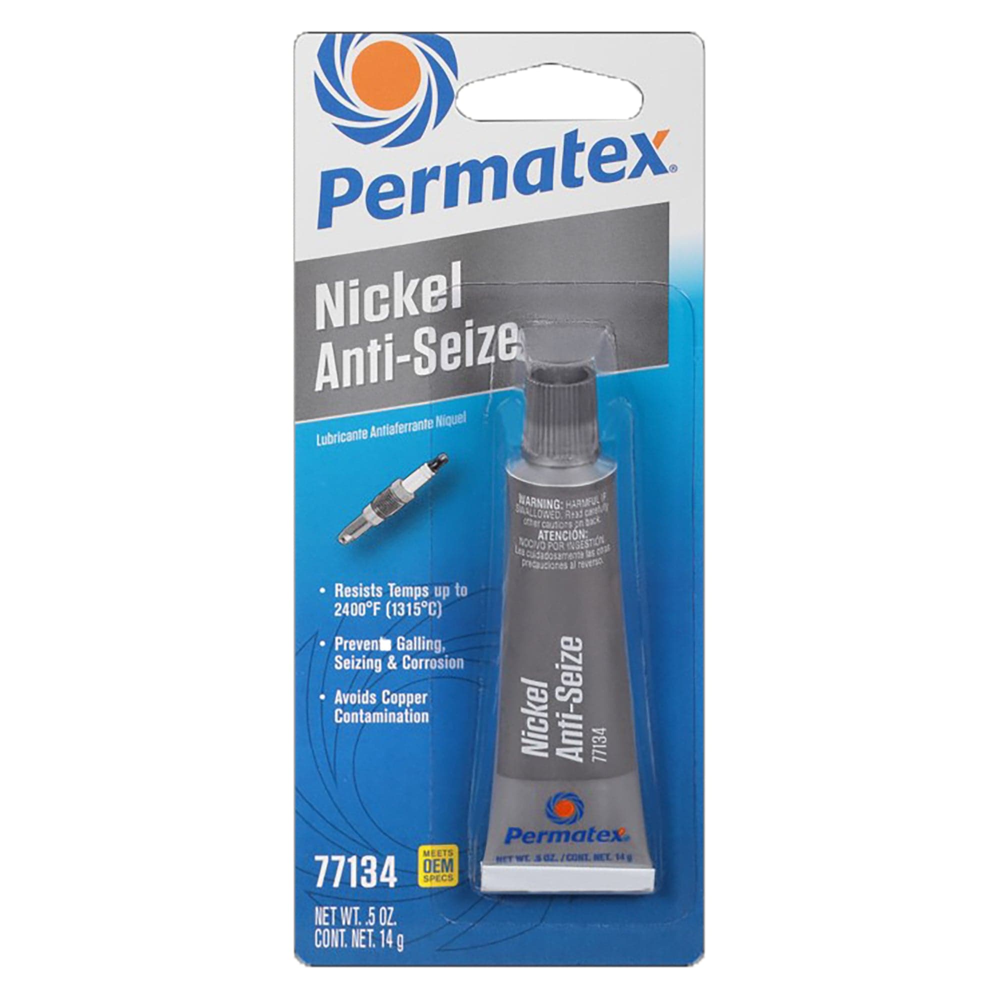 Nickel Anti-Seize 5 Oz Lubricant 77134 Permatex