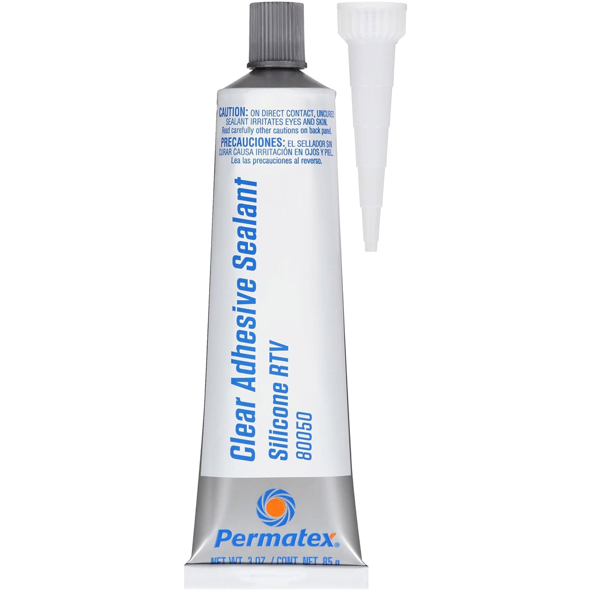 Permatex Clear RTV Silicone Adhesive Sealant 3 Oz Permatex 80050