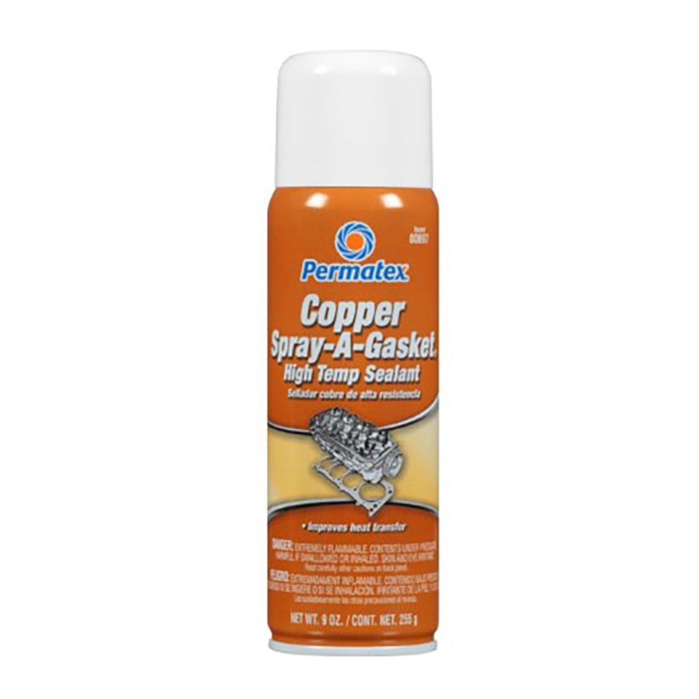Copper Spray-A-Gasket Hi-Temp Adhesive Sealant, 9 oz. Aerosol Can , Orange - Permatex 80697