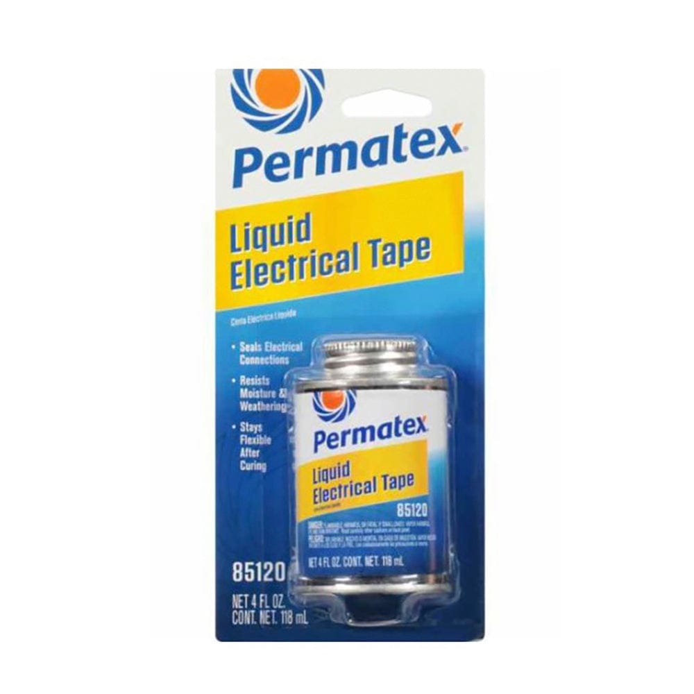 Liquid Electrical Tape, 4 oz , Black - Permatex 85120