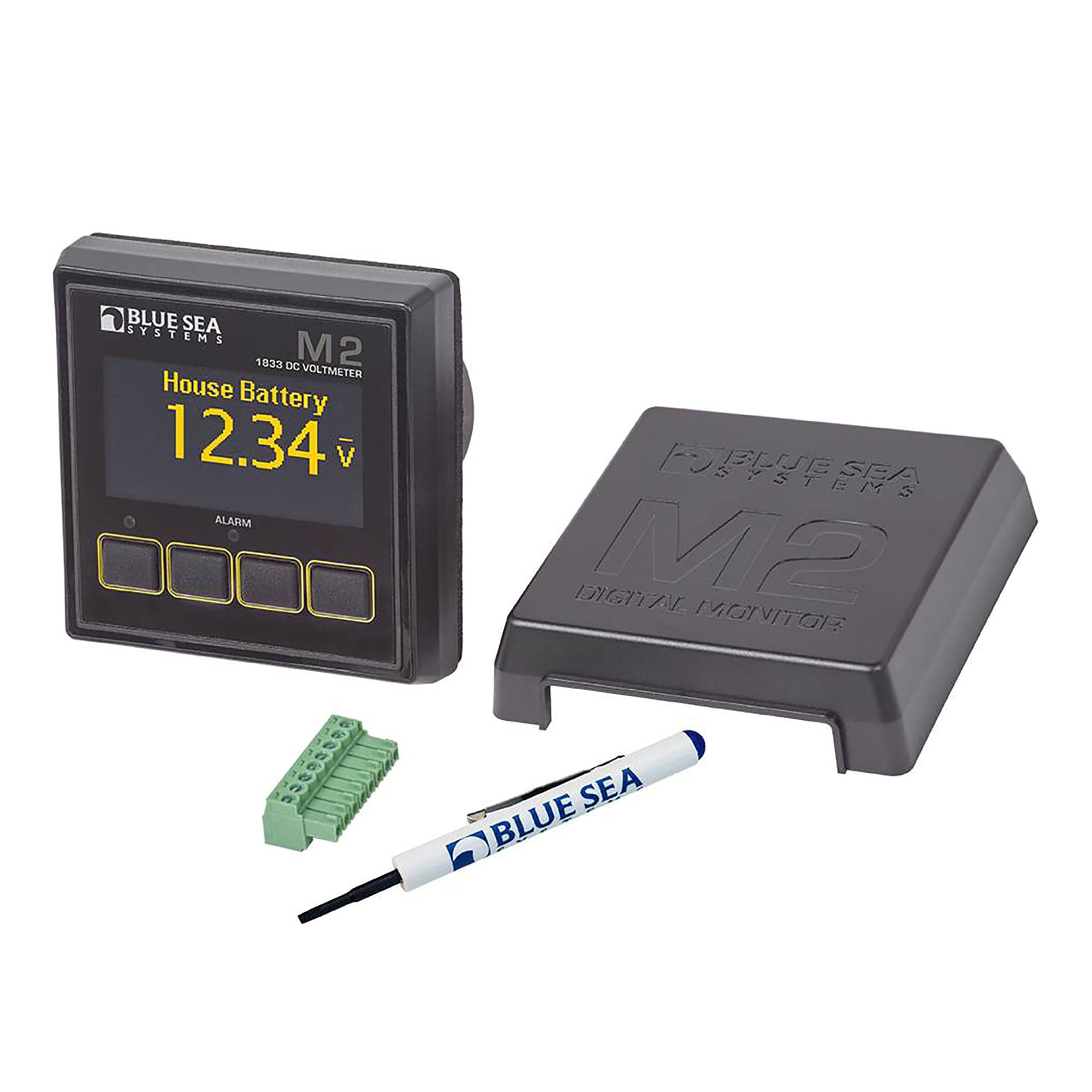 Blue Sea Systems 1833 M2 DC Voltmeter OLED