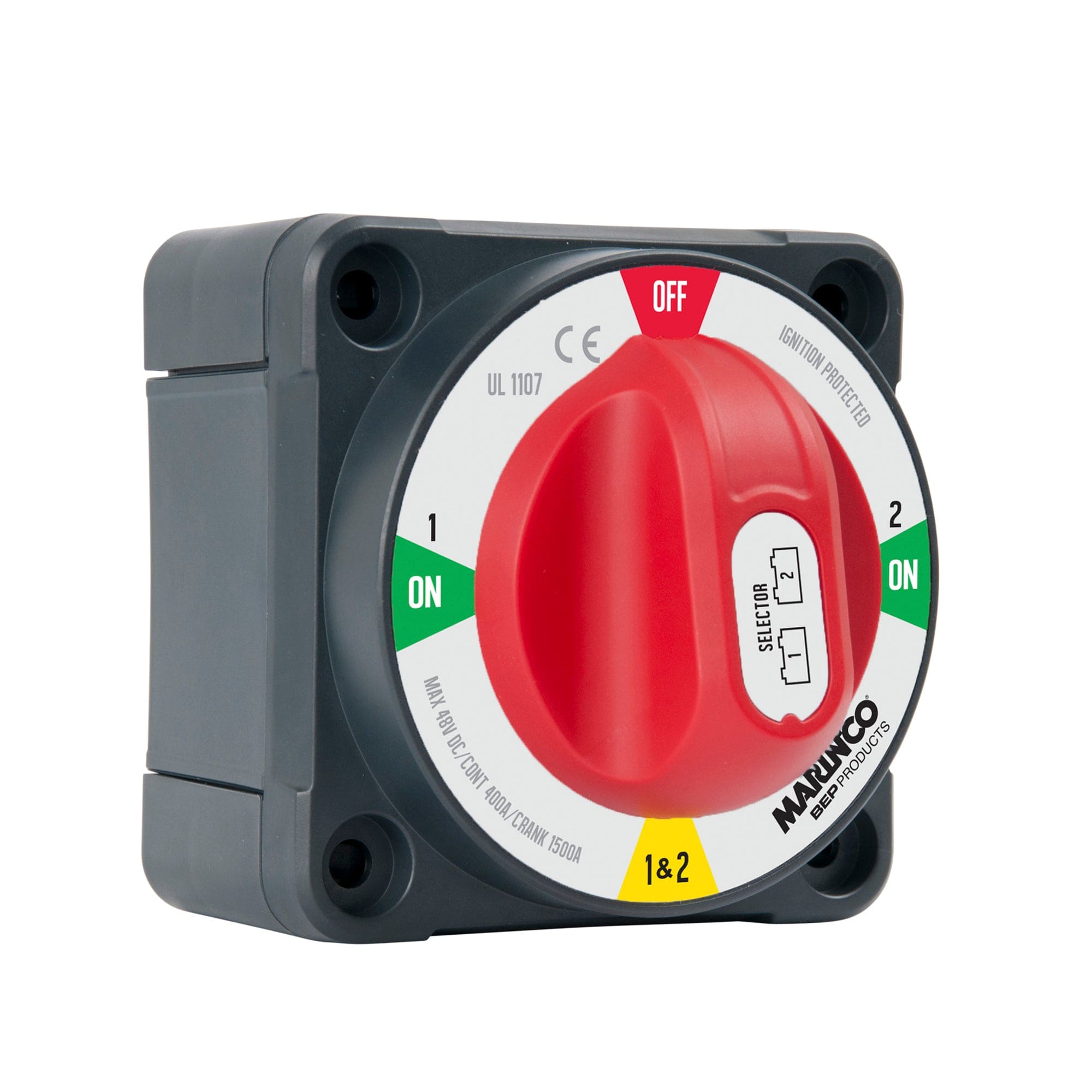 Battery Switch , 400 Amp Selector Bulk MC12 - Marinco 771-S-B