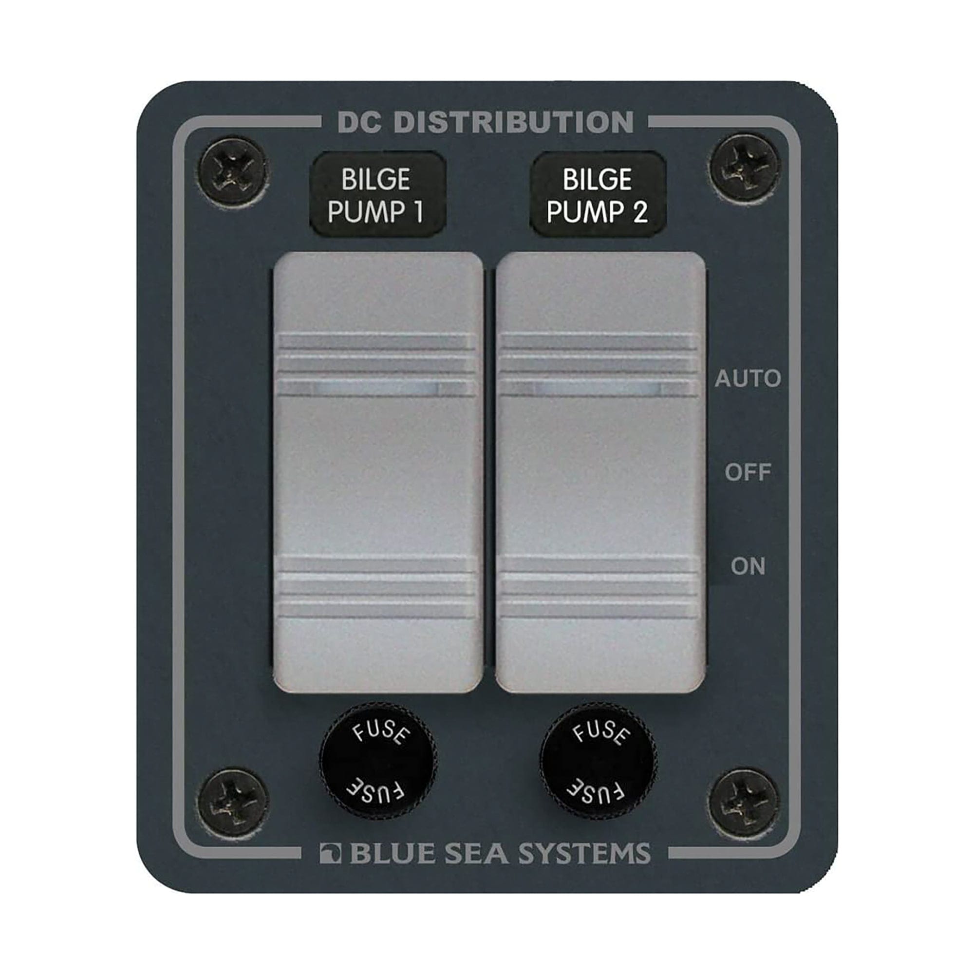 Blue Sea Systems Contura Water Resistant DC Panel Bilge Pump Control 2 POS - 8664