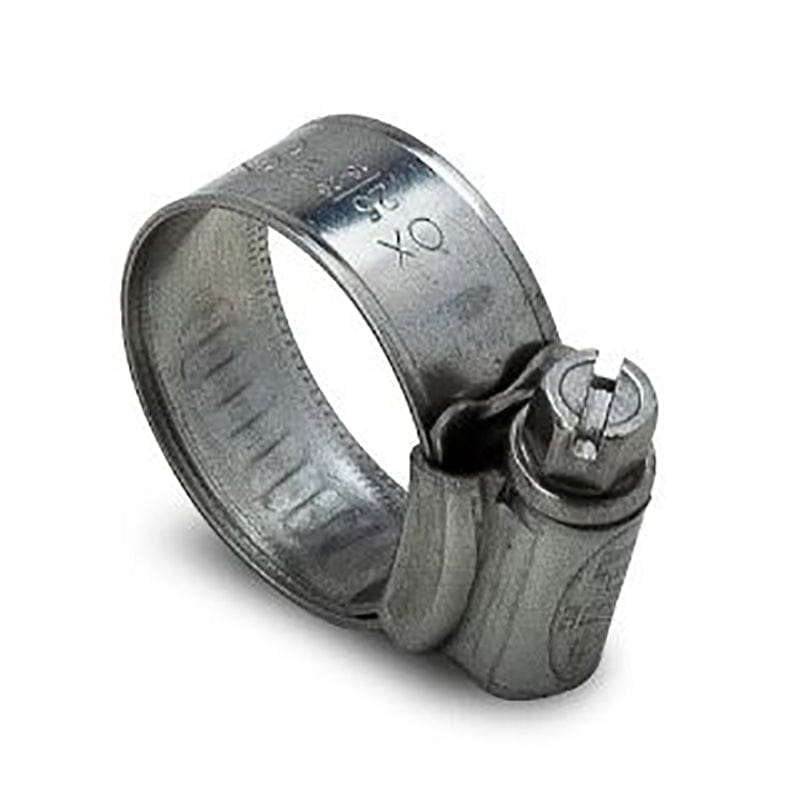 PYI 07-HC2-5B Hose Clamp, SS, SAE 10, 18mm - 25mm, 0.71" - 0.98" - 10 Pack