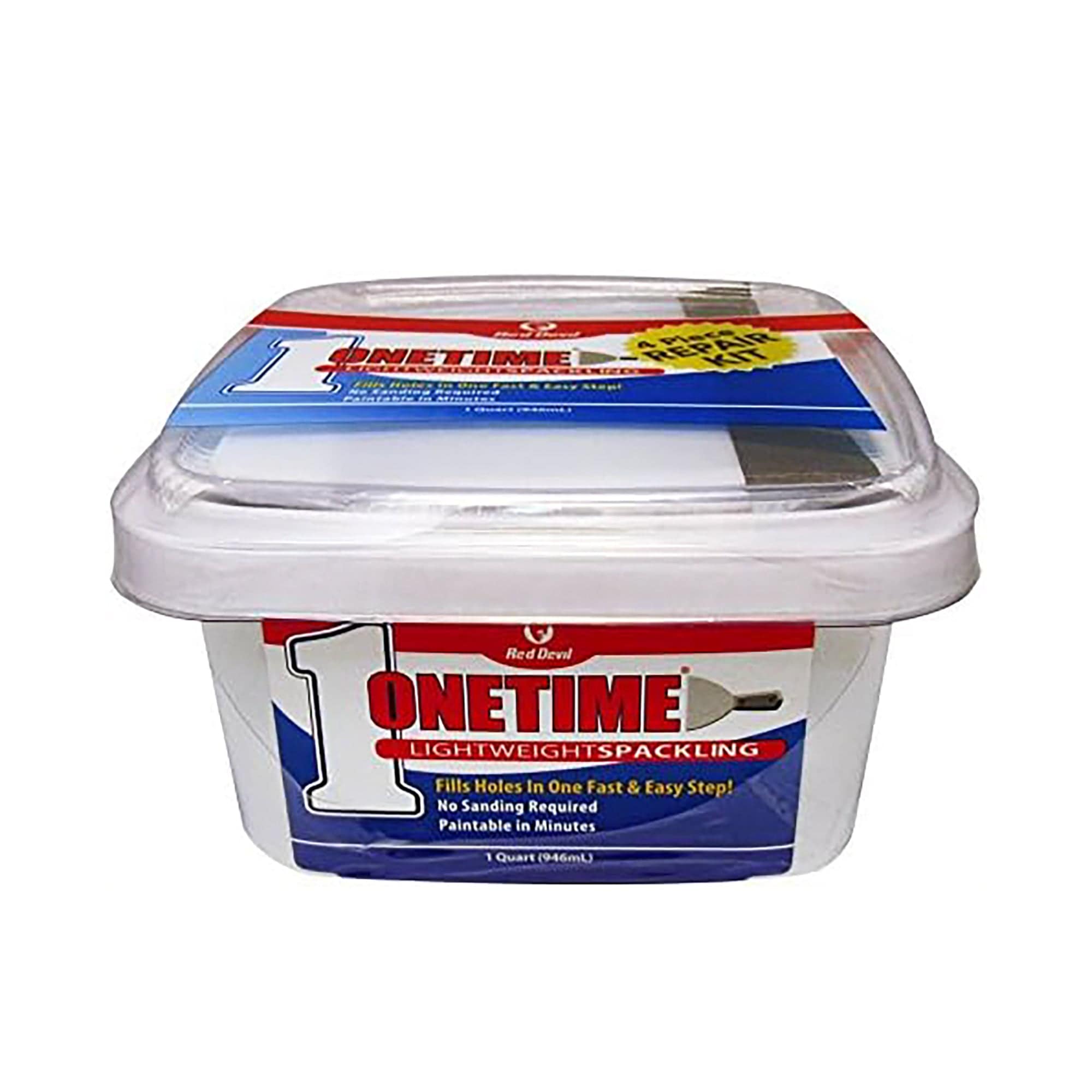 Red Devil ONETIME Spackling 4 Piece Kit (TUB-QT) - 00544KT