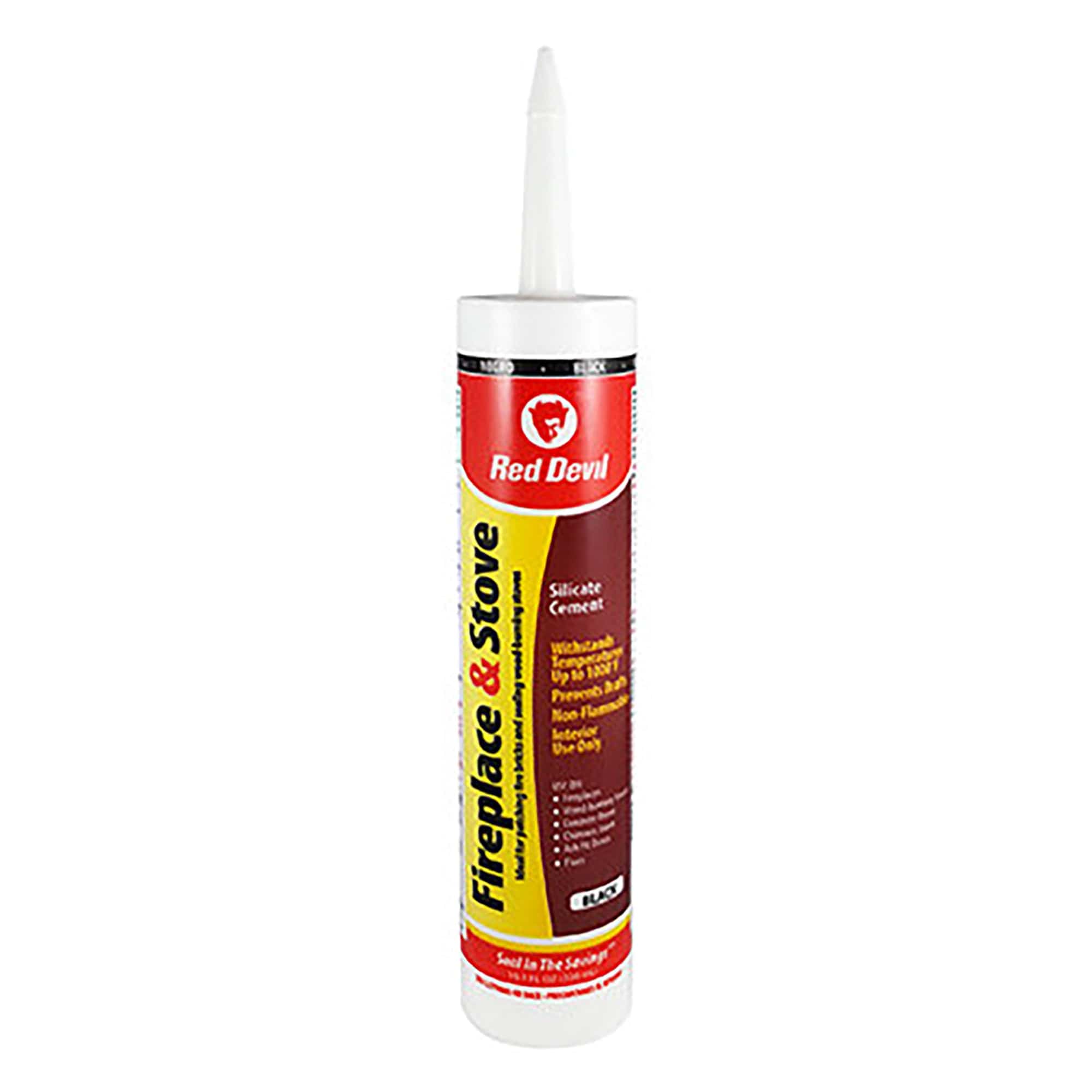 Red Devil Fireplace & Stove Repair 10.1 Fl. Oz. Black - 0466