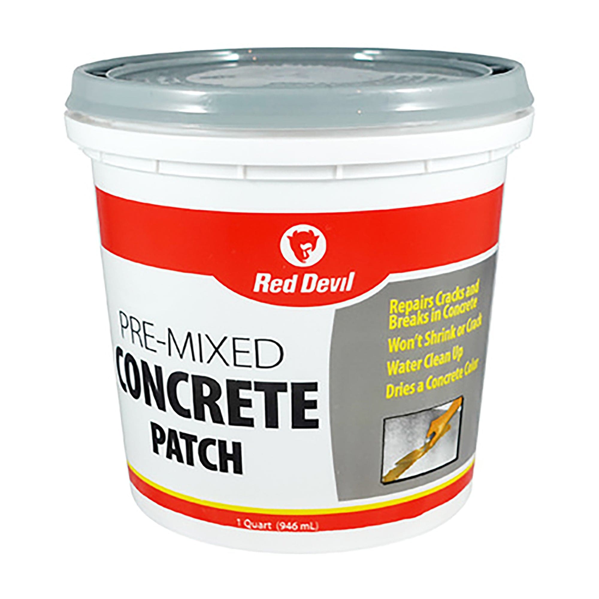 Red Devil Pre-Mixed Concrete Patch - 1 Quart - 0644