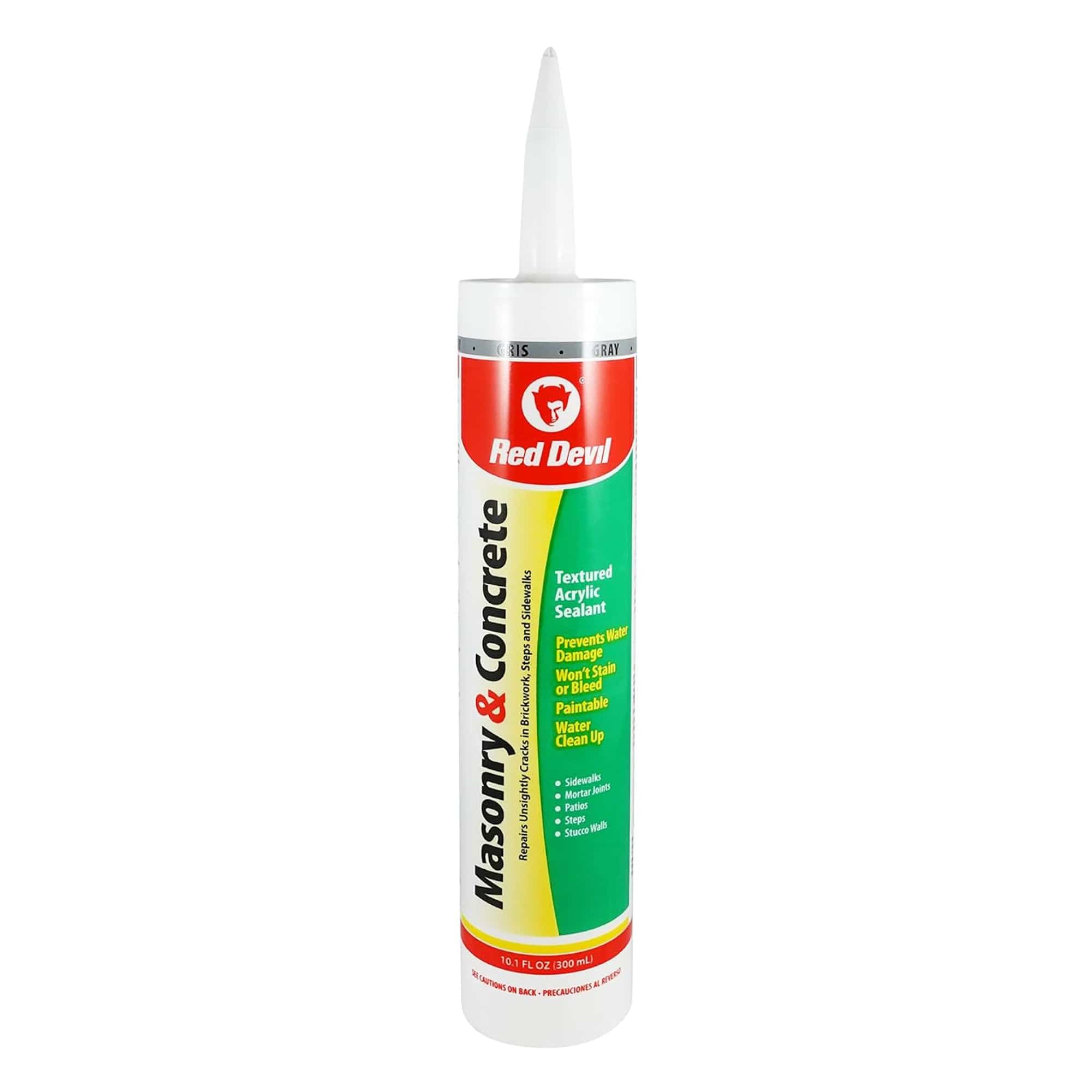 Red Devil Masonry & Concrete Repair Sealant 10.1 FL. OZ. Cartridge Gray - 0646