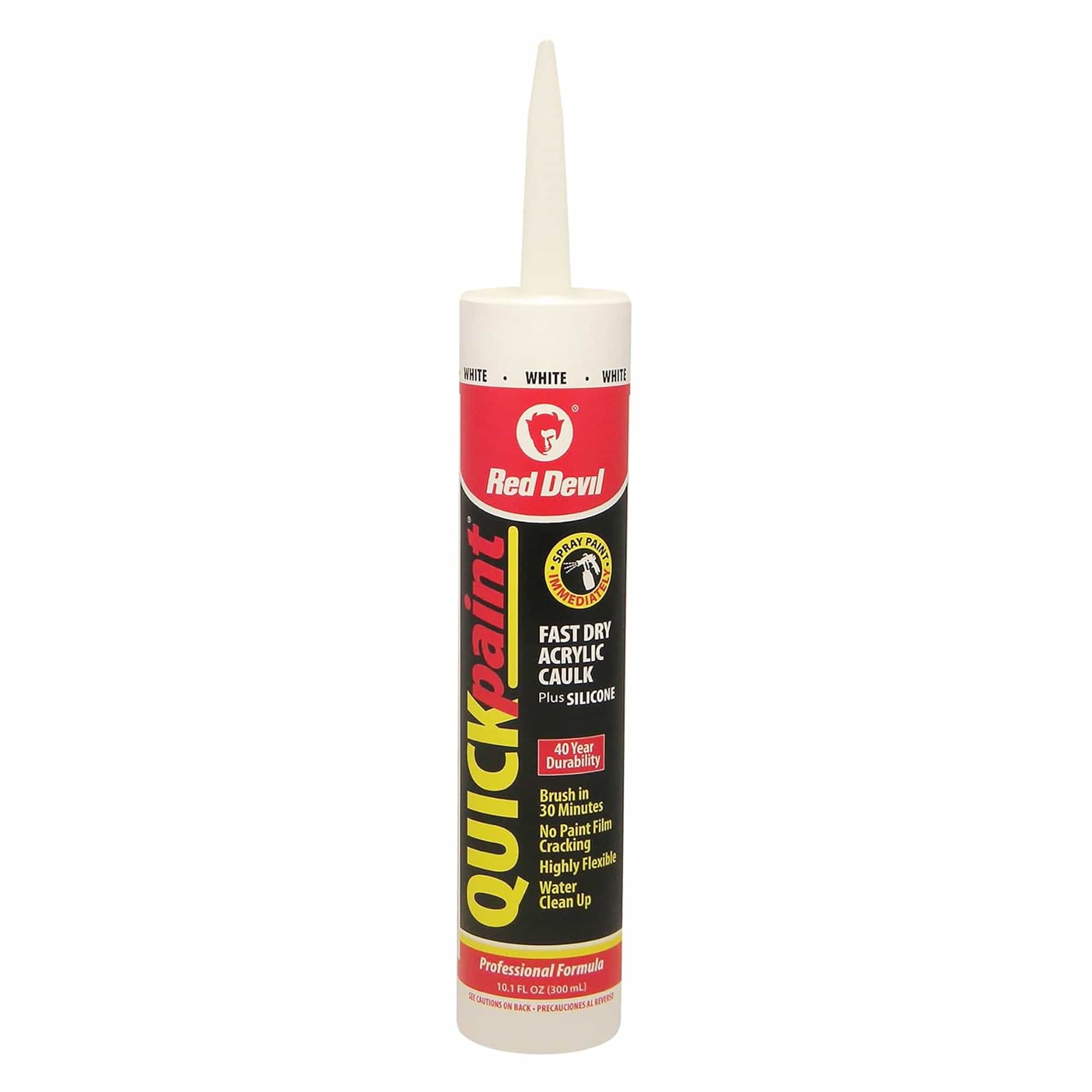 QUICK PAINT White Cart. -10.1 FL. Oz. Red Devil REDD-0946
