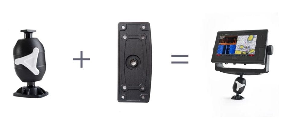 ROKK RL-502 Adapter Plate - ROKK Midi for Garmin GPS MAP 400-600 / Echo 100-550