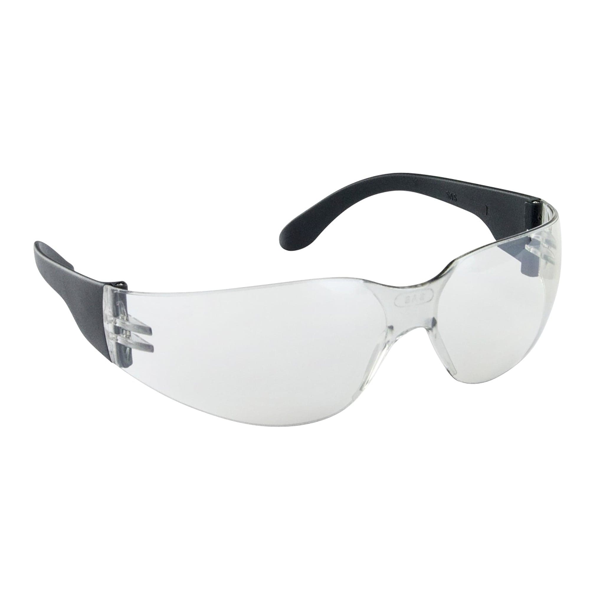 SAS Safety Corp. 5345 NSX Safety Glasses - Black Temple - In/Outdoor Mirror Lens - Polybag