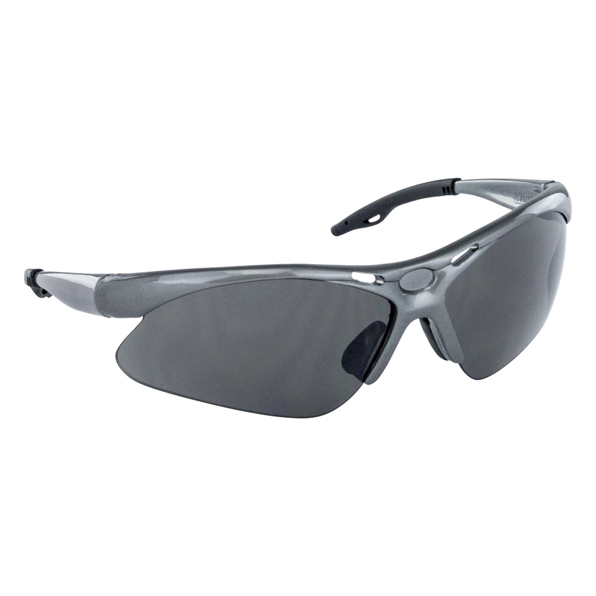 SAS Safety Corp. 540-0101 Diamondbacks Safety Glasses - Silver Frame - Gray Lens - Polybag