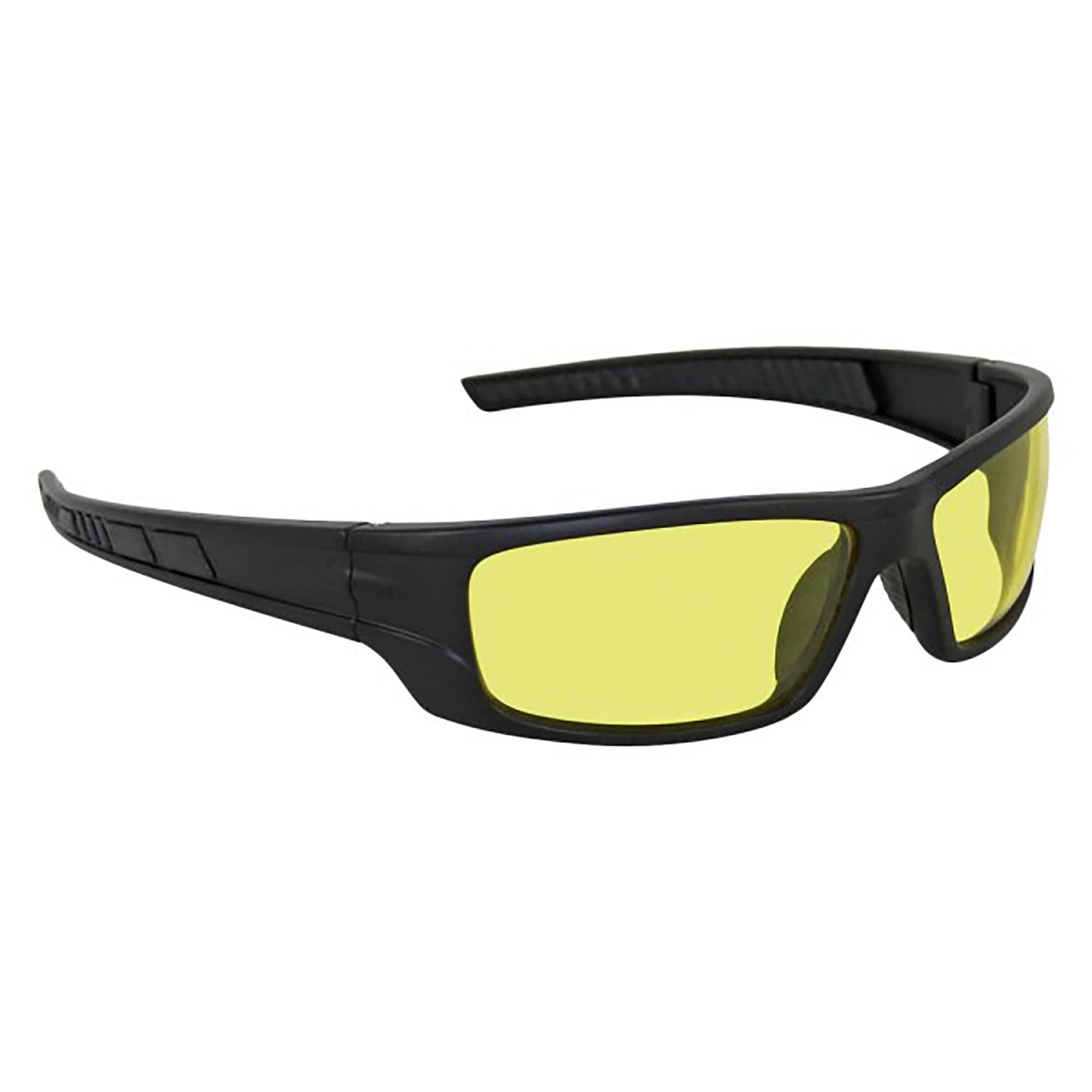SAS Safety Corp. 5510-03 VX9 Safety Glasses - Black Frame - Yellow Lens - Polybag