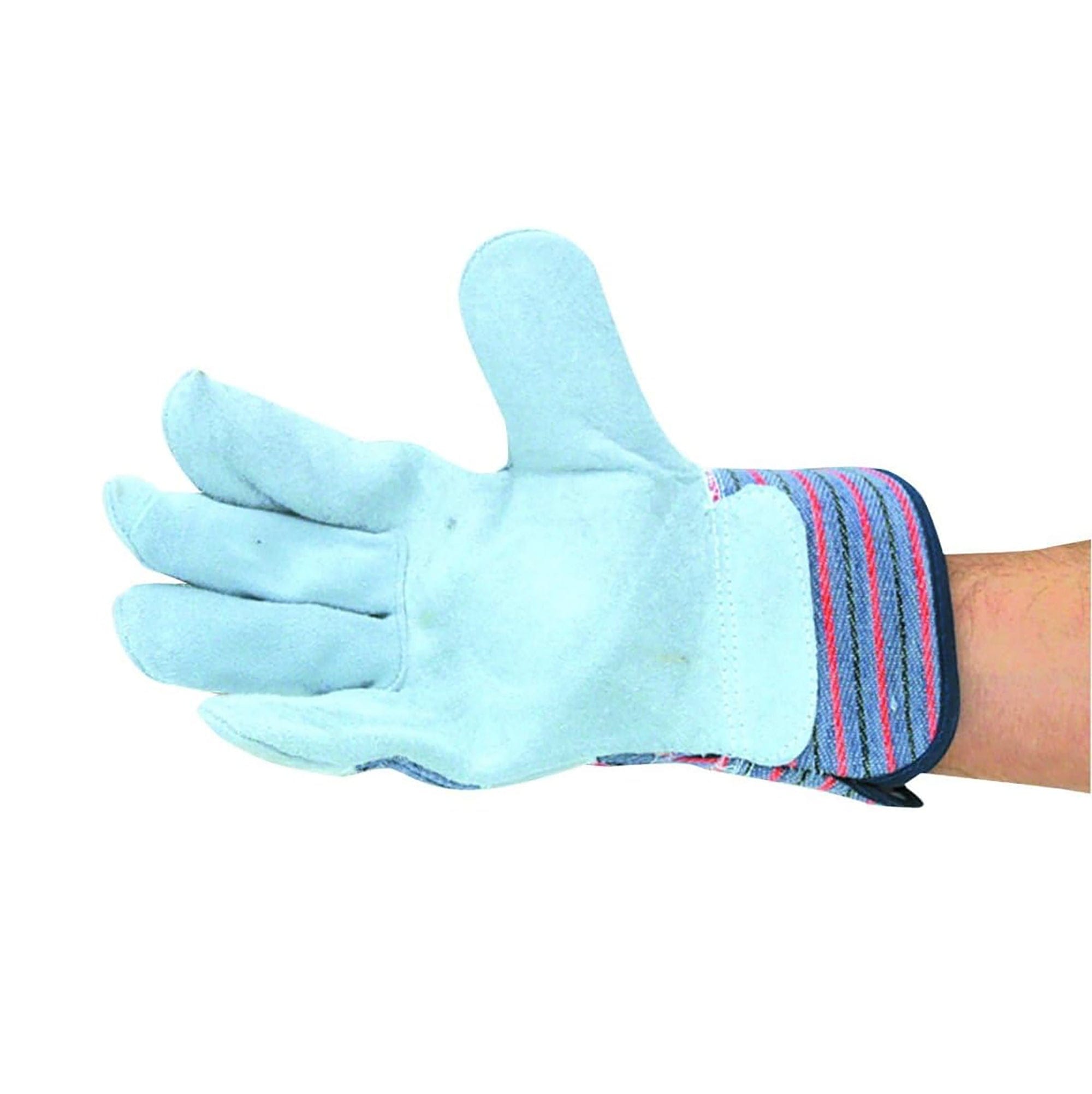 Split Palm Leather Gloves - One-Size-Fits-Most - SAS Safety Corp. 6529