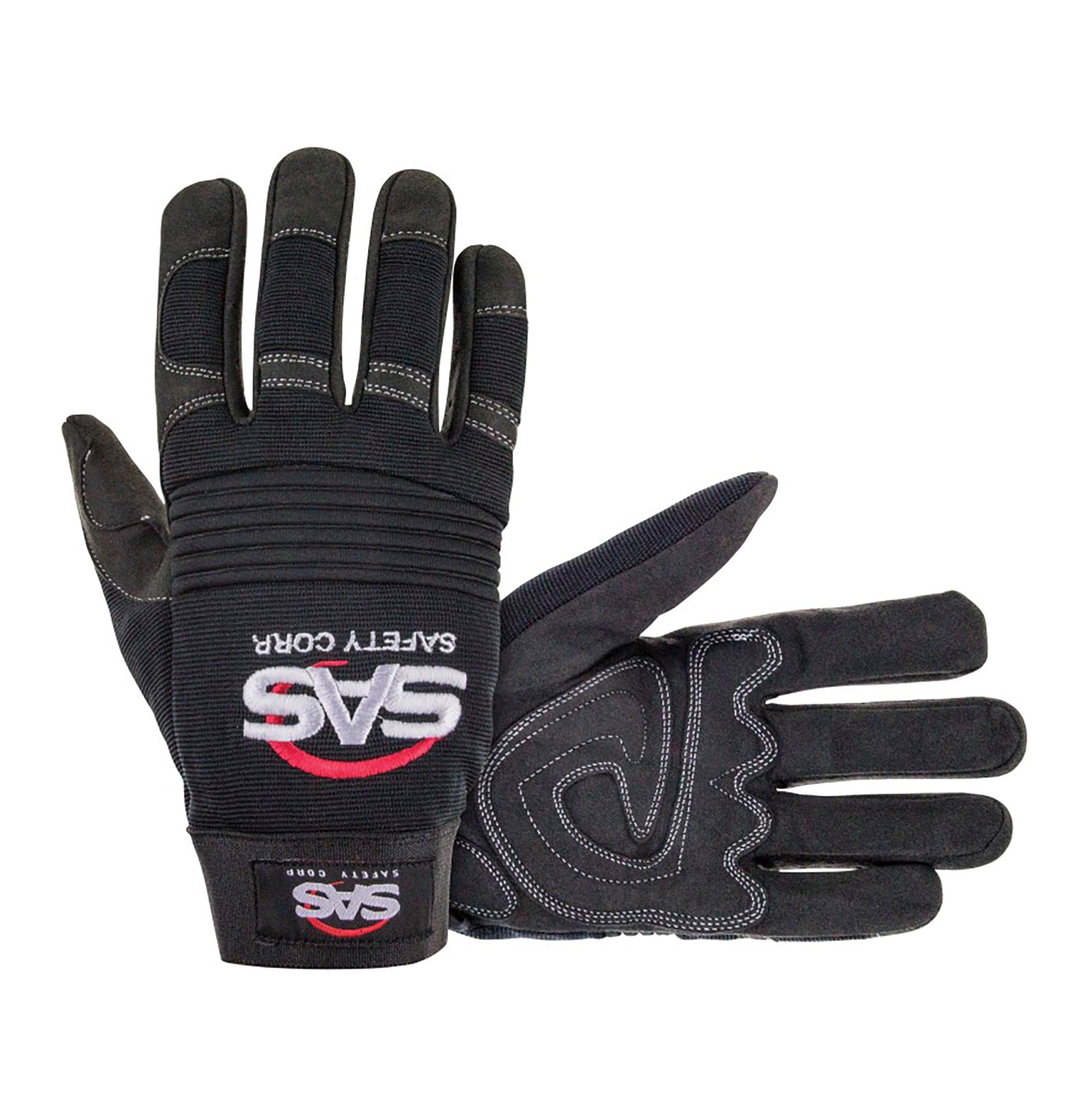 MX Pro Impact Mechanic's Gloves - Black - Large- SAS Safety 6713