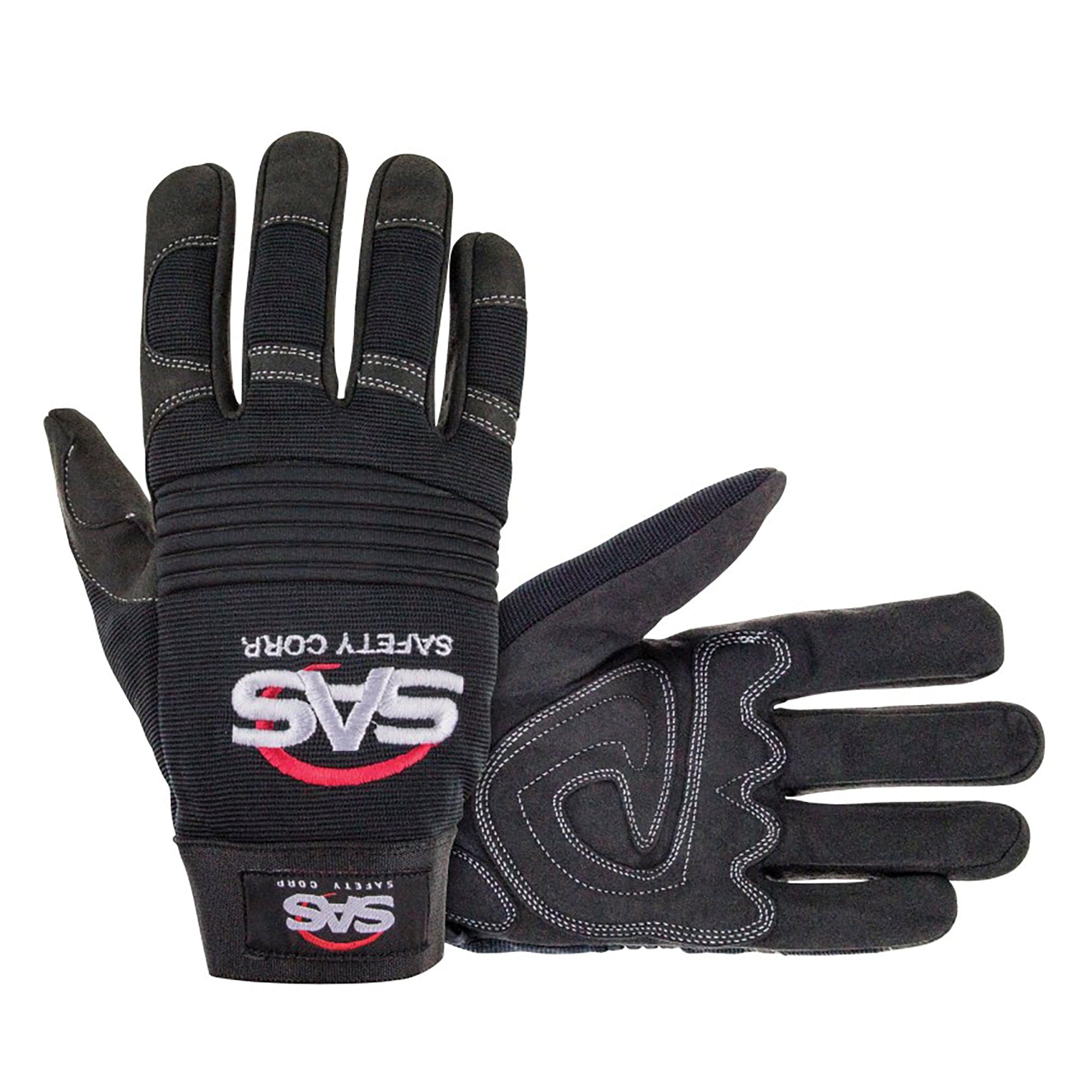 MX Pro Impact Mechanic's Gloves - X Large - Black - SAS Safety 6714