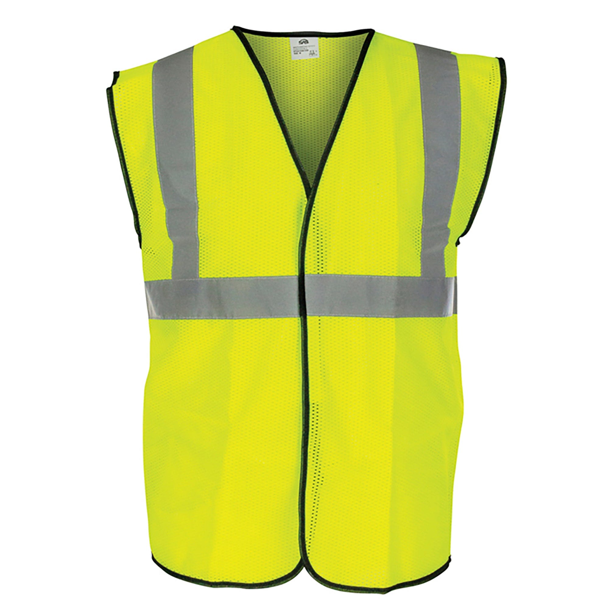 X-Large Class 2 Yellow Vest w/ 2" Reflective Tape - SAS Safety 690-1210