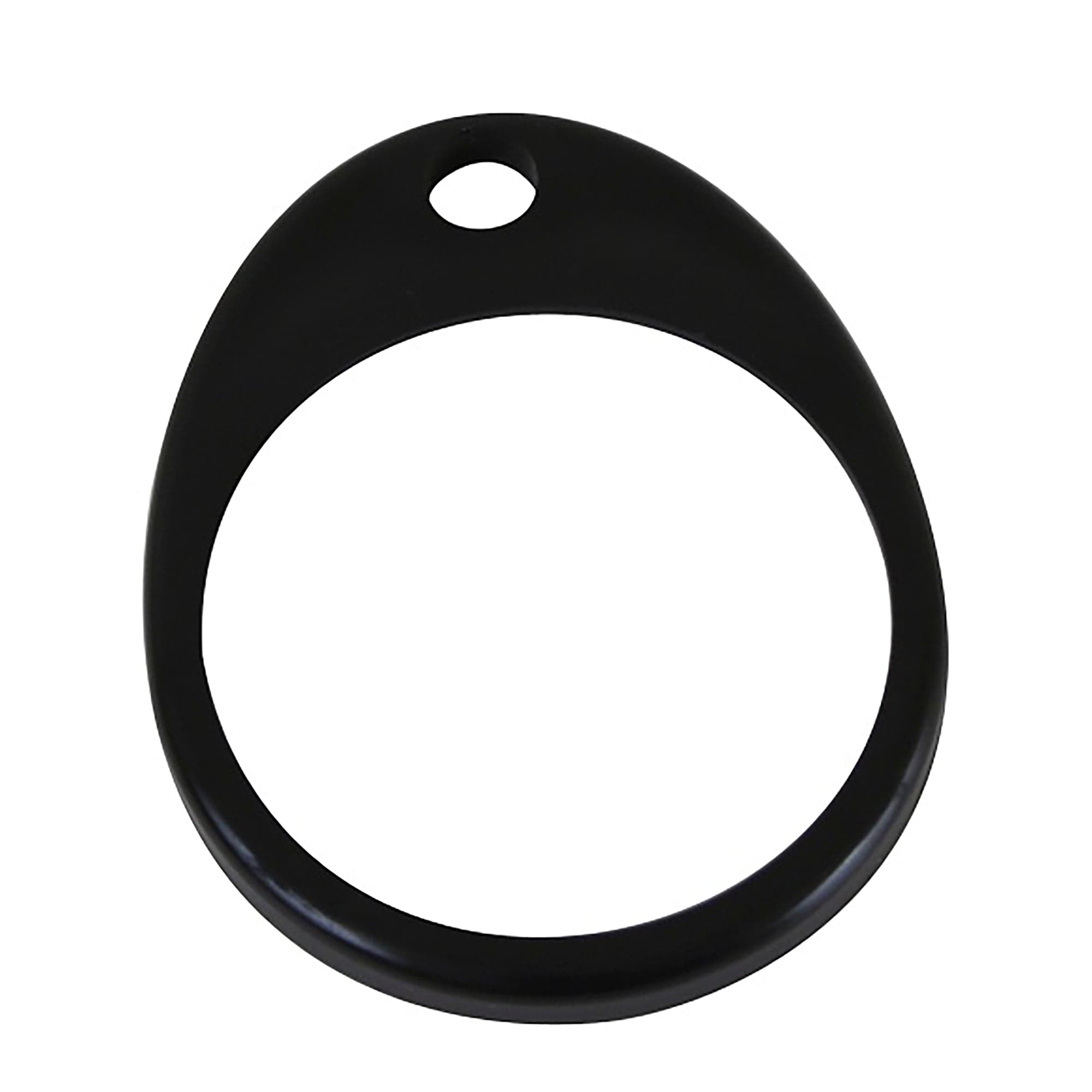 Scandvik 12093 Ring Grab Euro Handle Recessed - Black