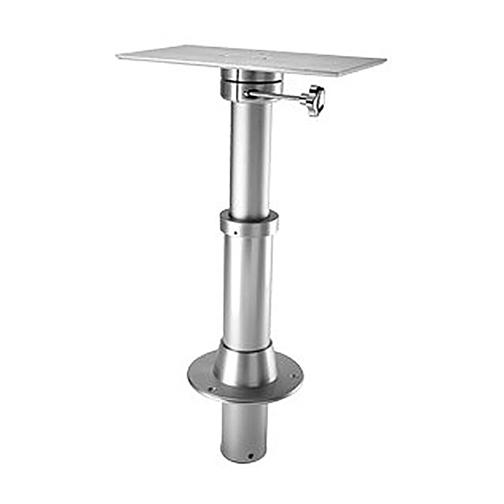 Scandvik 40166 Table Pedestal Rectangular Top w/ Swivel 12V