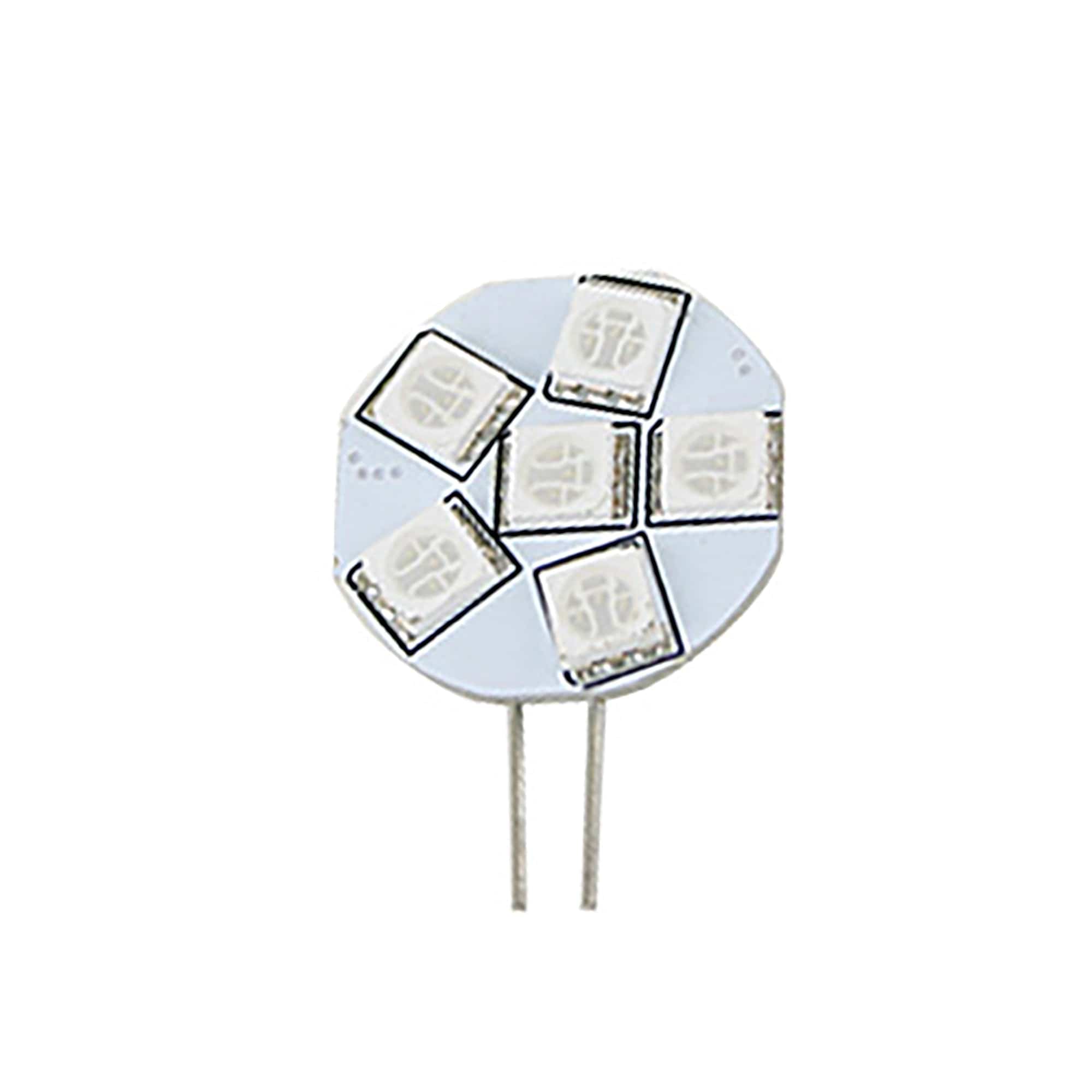 Scandvik 41022 LED G4 Bulb Side Pin Blue 6 SMD5050 LEDs, Blue