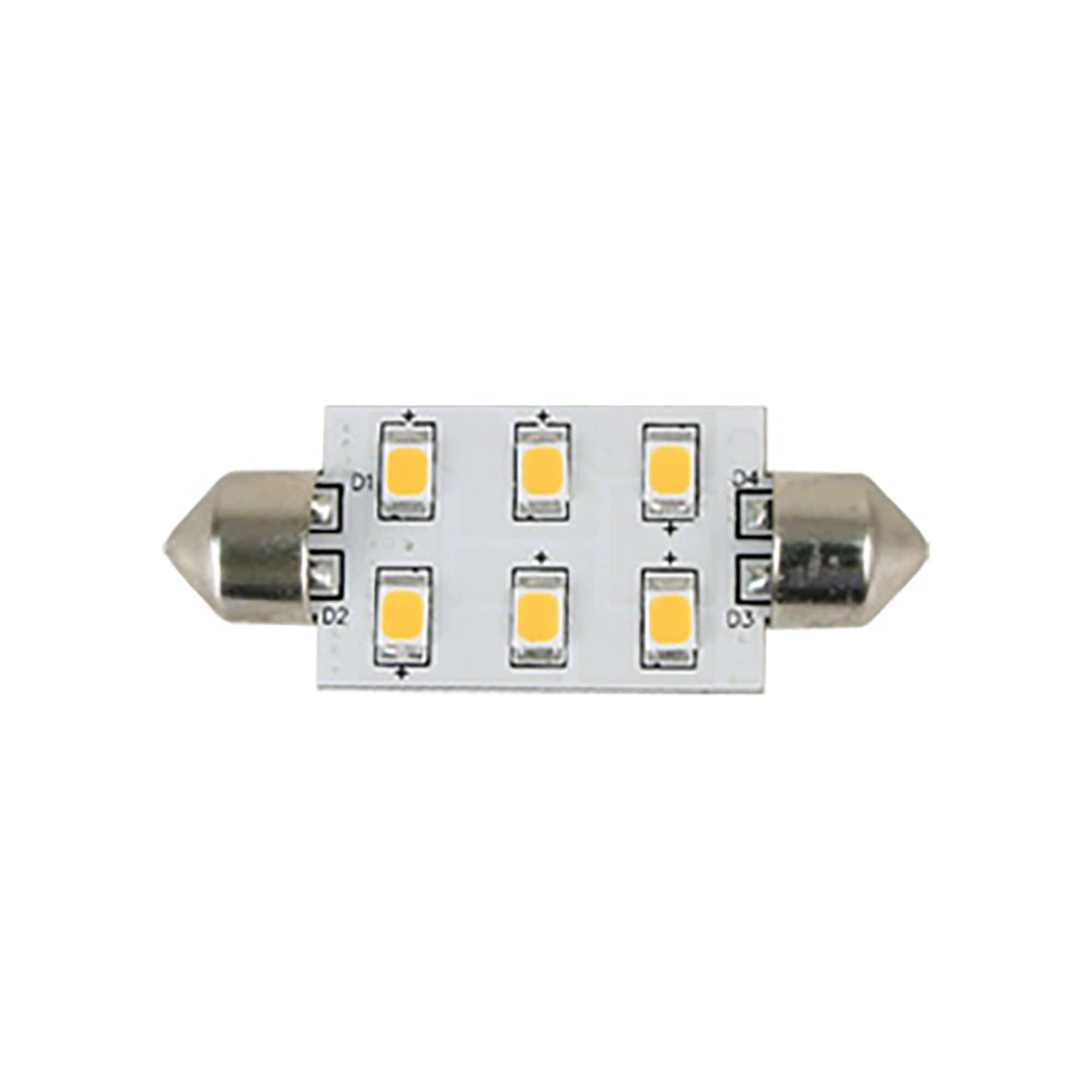 Scandvik 41105 Bulb LED Festoon 42mm 10 - 30 VDC CW 90 Lumen