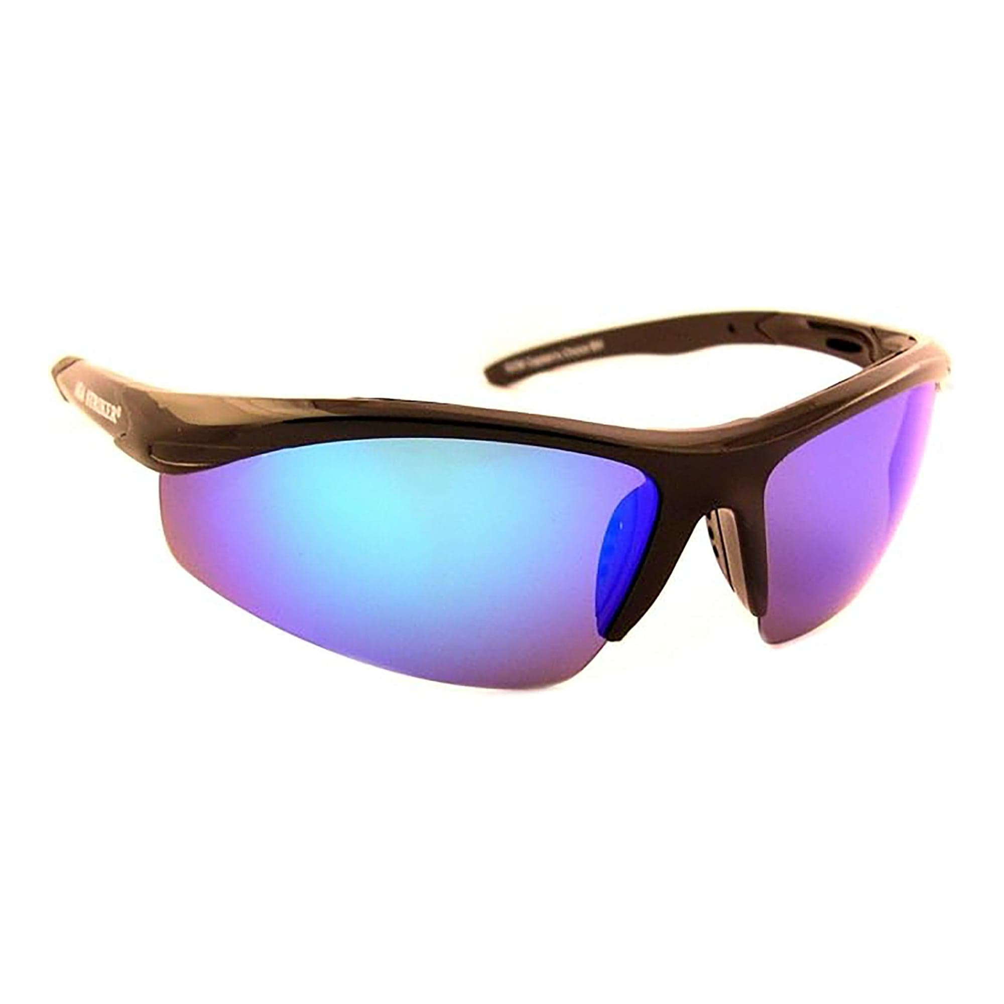 Sea Striker 236 Captain's Choice Sunglasses - Black Frame - Blue Mirror Lens