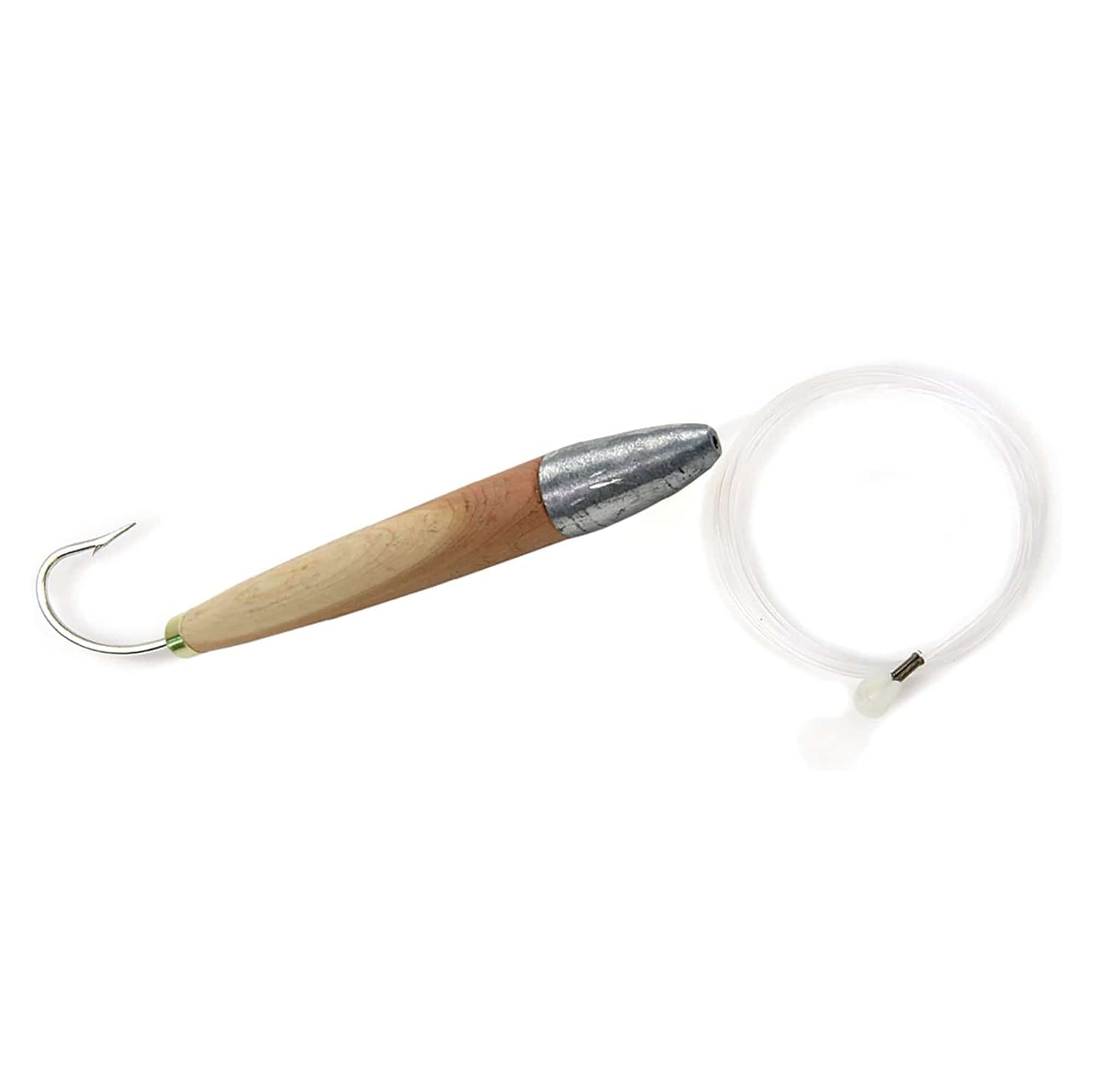 Cedar Plug - 6"- Rigged , Natural - Sea Striker 890