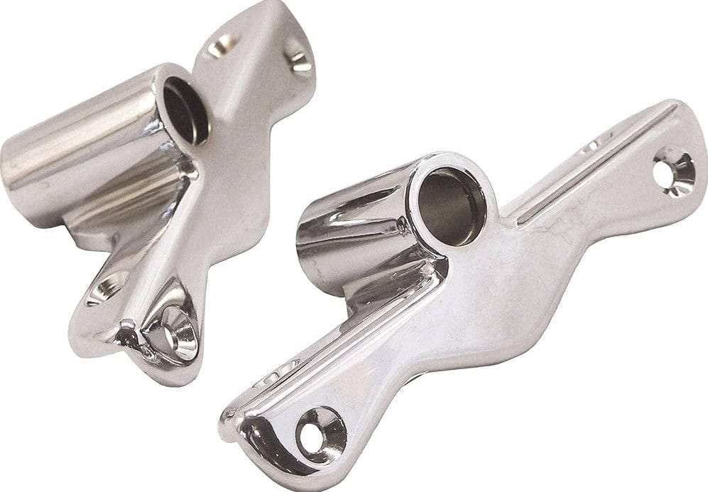 Oarlock Sockets Chrome Zamak Shoreline Marine SL52234