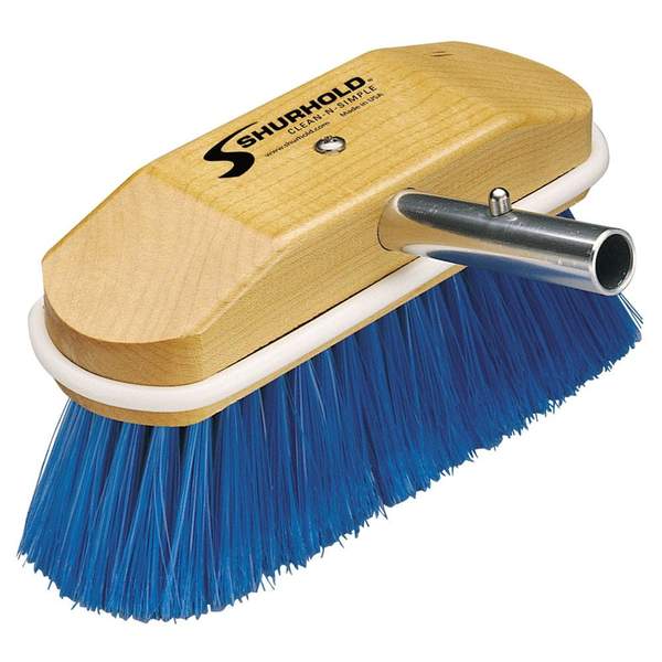 Shurhold 310 8" Window & Hull Brush EXTRA SOFT , Blue Nylon