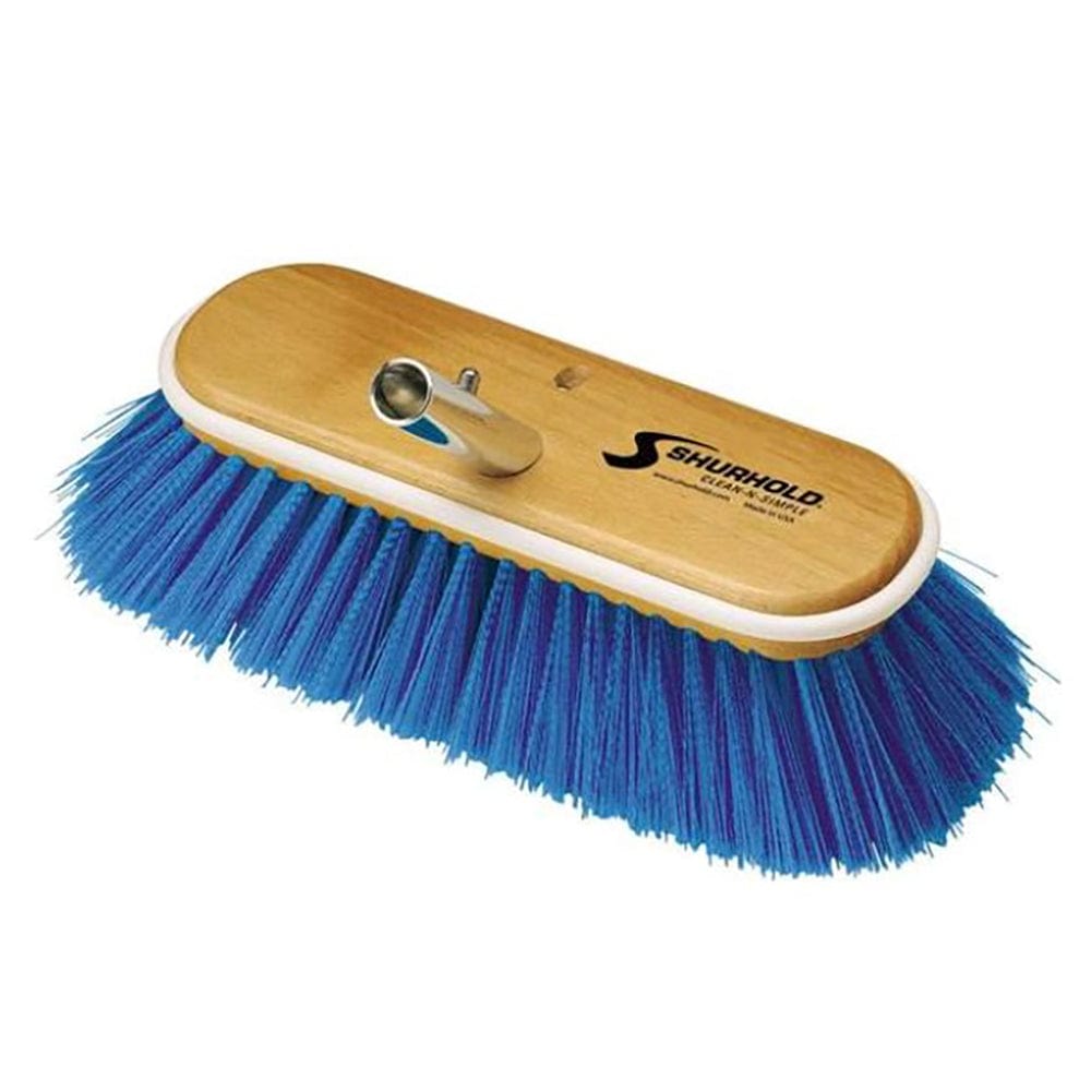 Shurhold 975 10" Blue Nylon Deck Brush , Extra Soft