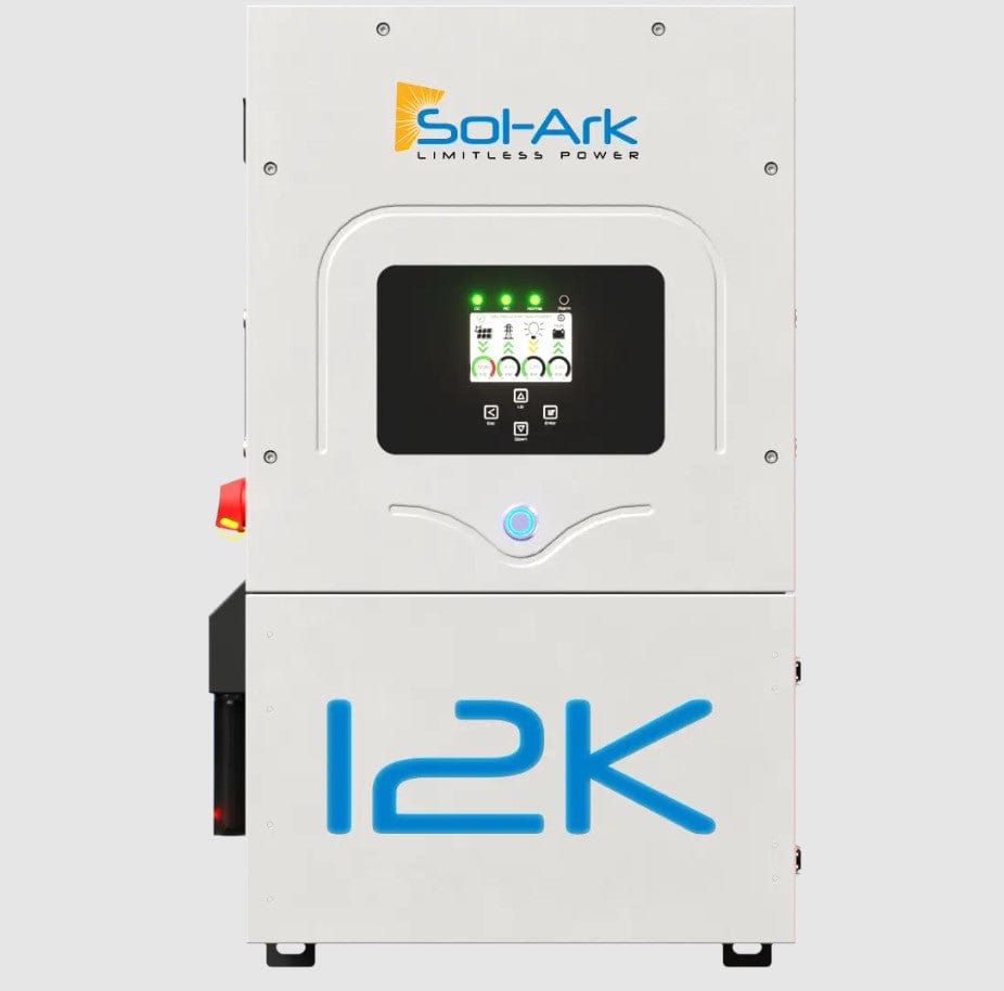 Sol-Ark 12K-2P 120/240V Phase Pre-Wired Hybrid Inverter Solar System