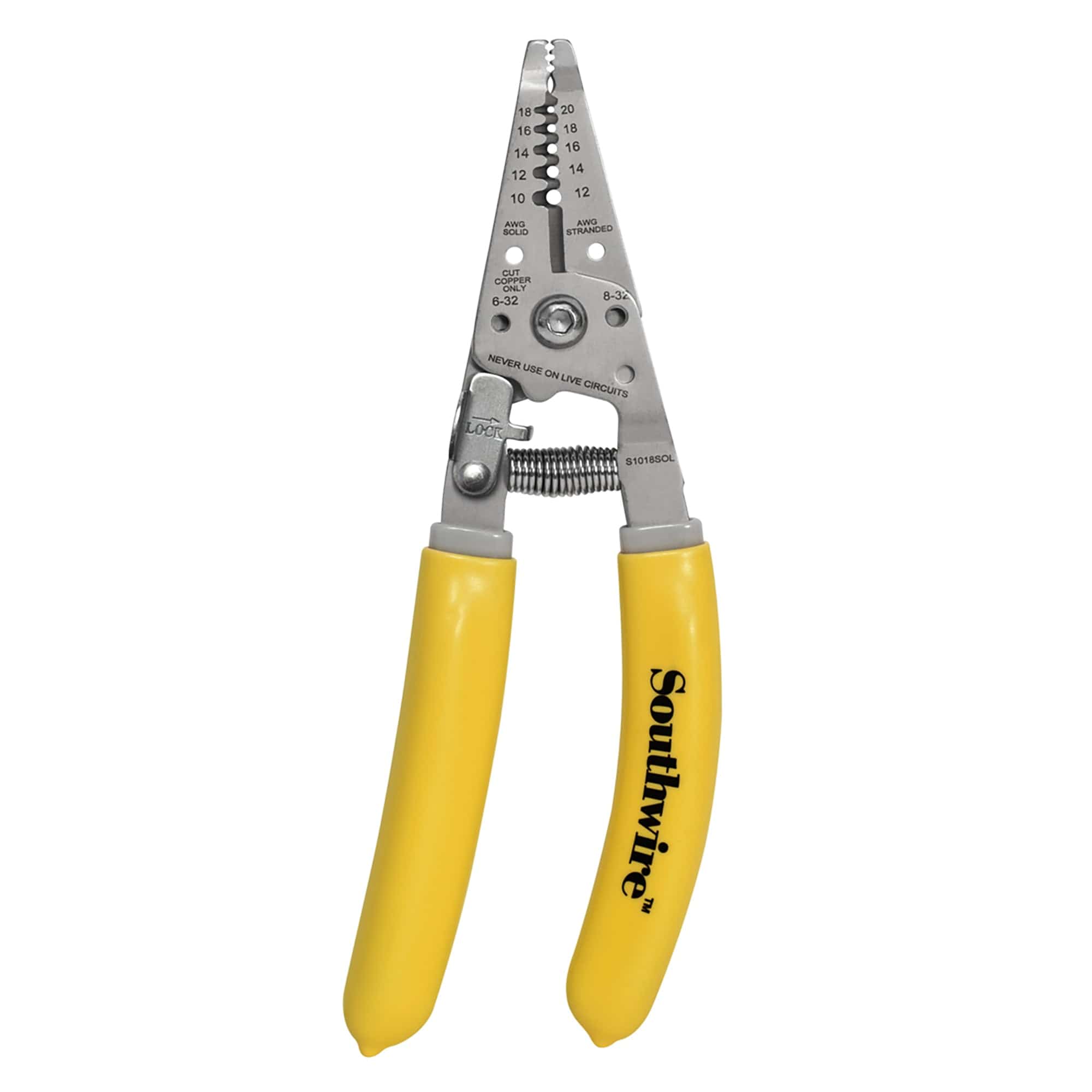 Southwire S1018SOL Ergonomic Wire Stripper 10 - 18 AWG