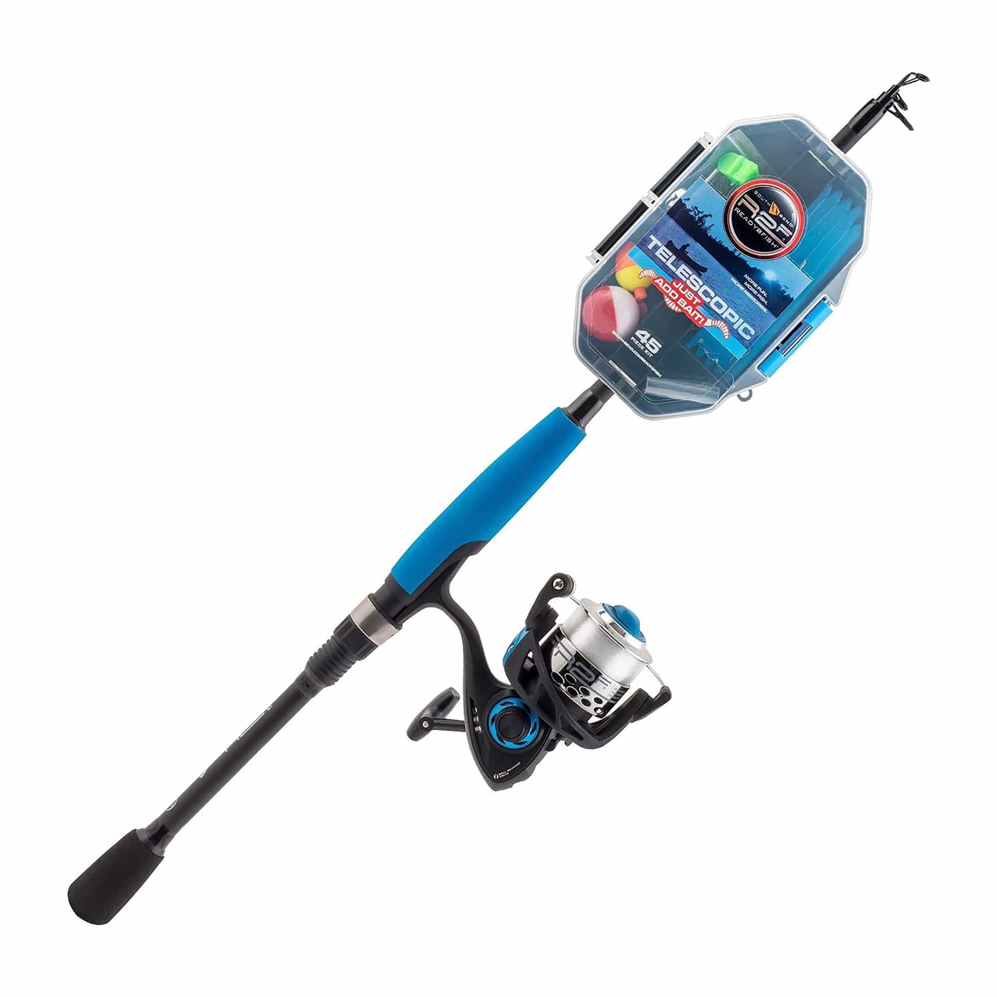 Jut Add Bait Telescopic Telescopic Fishing Reel Spin Combo SouthBend R2F4-JABT-S