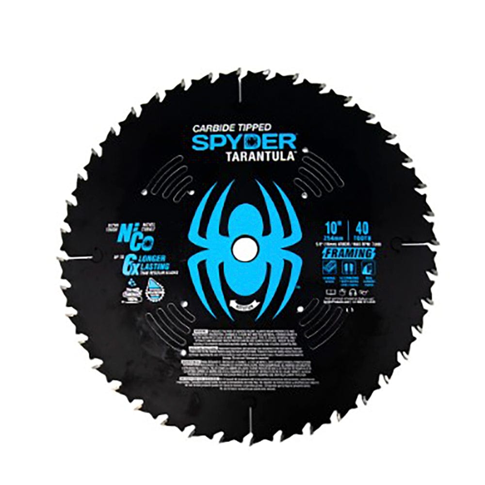 10″ 40T Framing Saw Blade - Spyder 13056